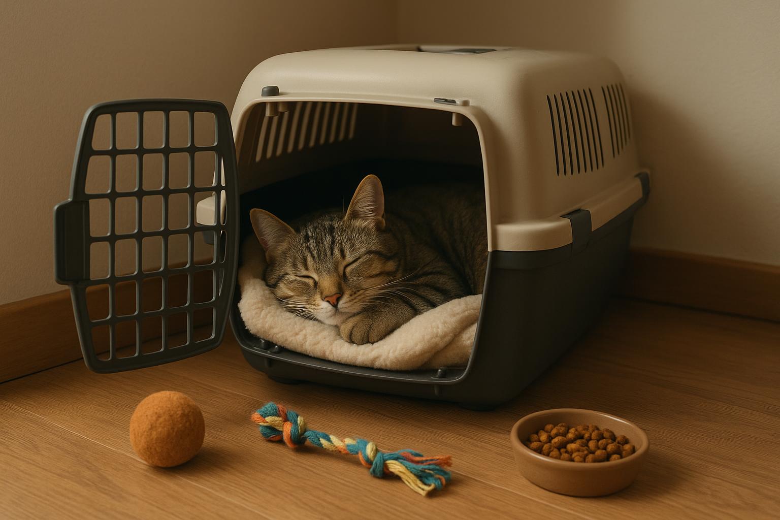 Trasportino per gatti come tana sicura: trasformarlo da nemico del veterinario a rifugio quotidiano