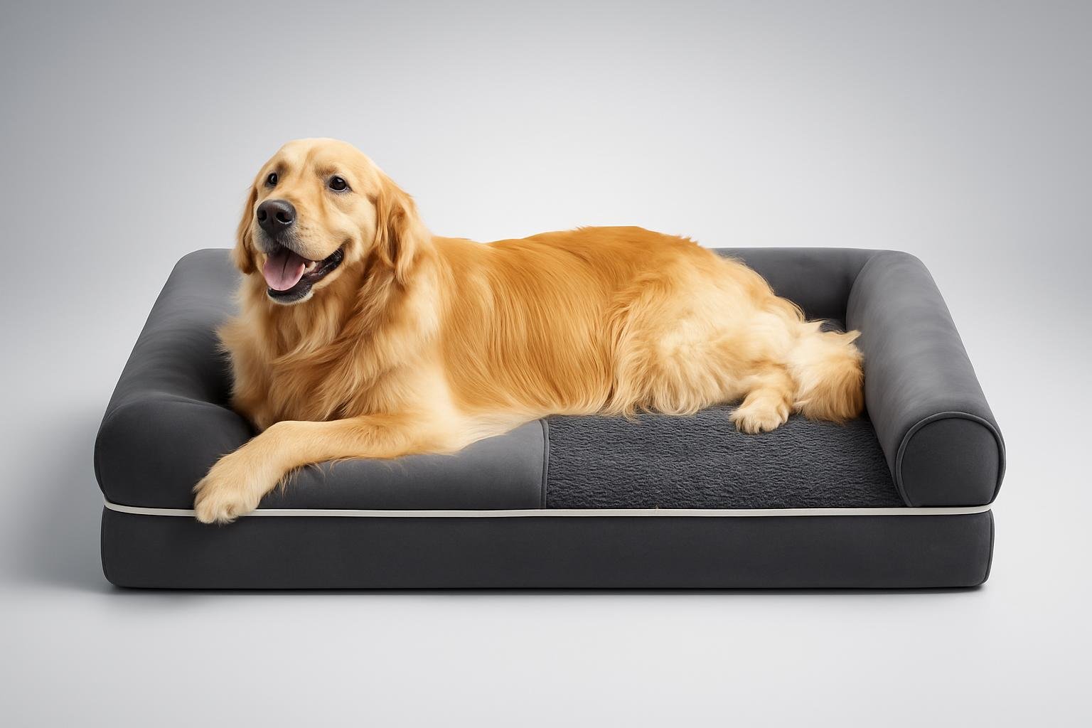 Cuccia ortopedica Feandrea per cani medi e grandi, comfort extra per articolazioni e sonno profondo