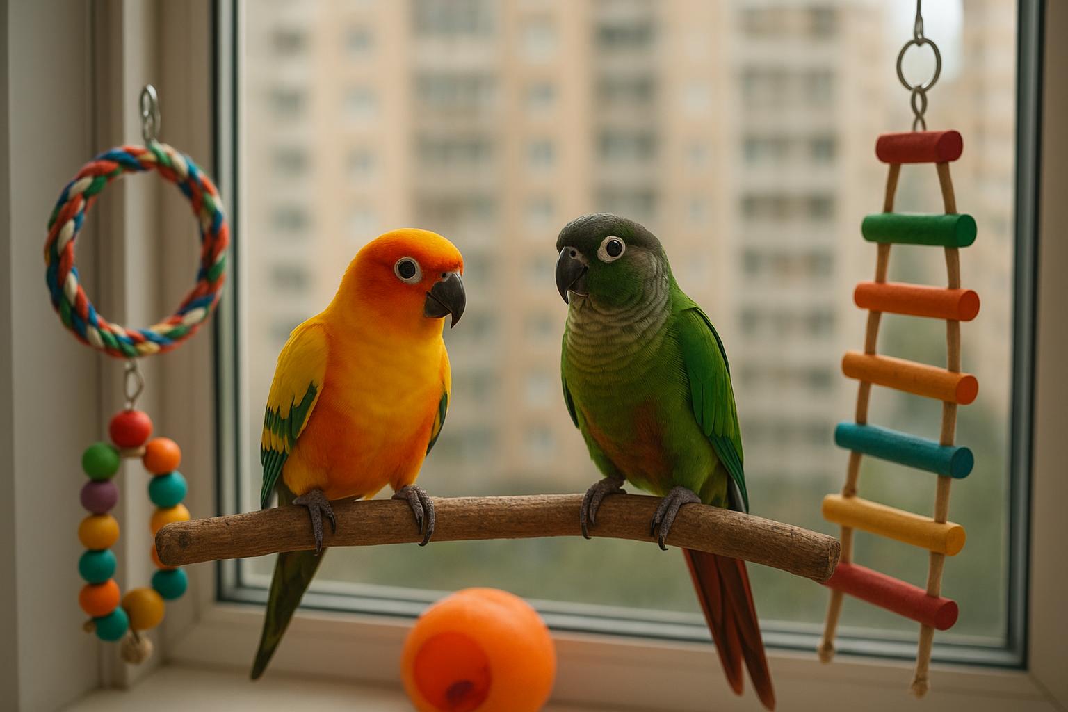 Pappagalli e parrocchetti rumorosi? Strategie per gestire il volume in appartamento