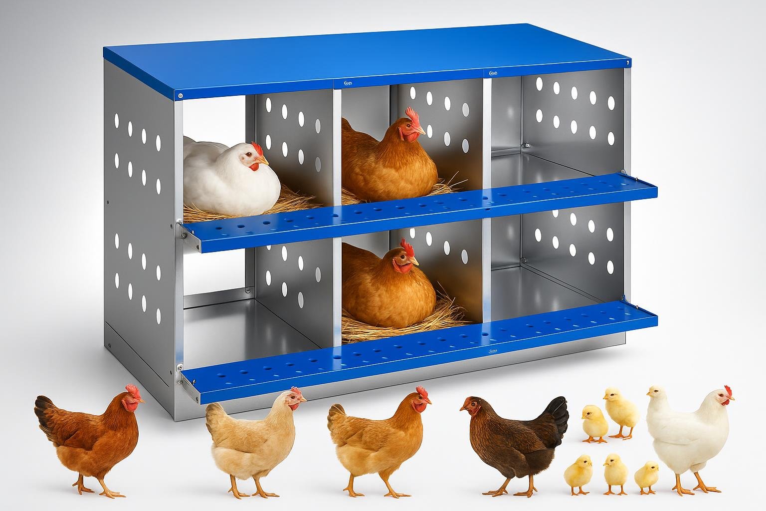 Garvee nido per polli in metallo: come organizzare le uova fresche in giardino con un accessorio professionale