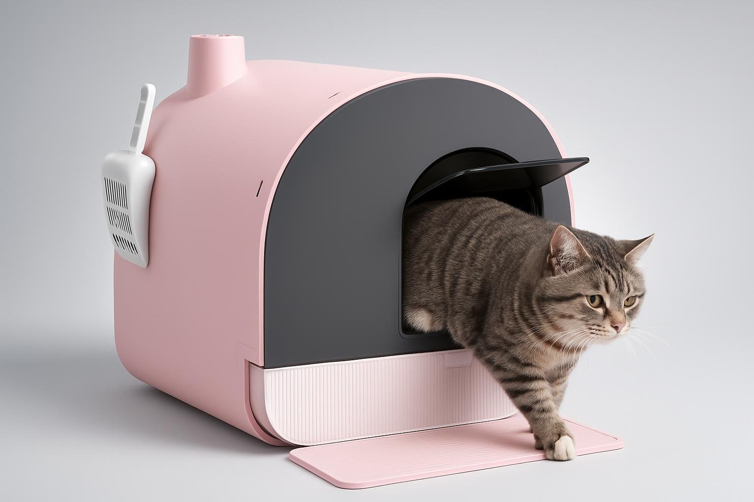 PawHut lettiera chiusa con filtri antiodore: toilette completa per gatti che vogliono privacy e casa senza odori