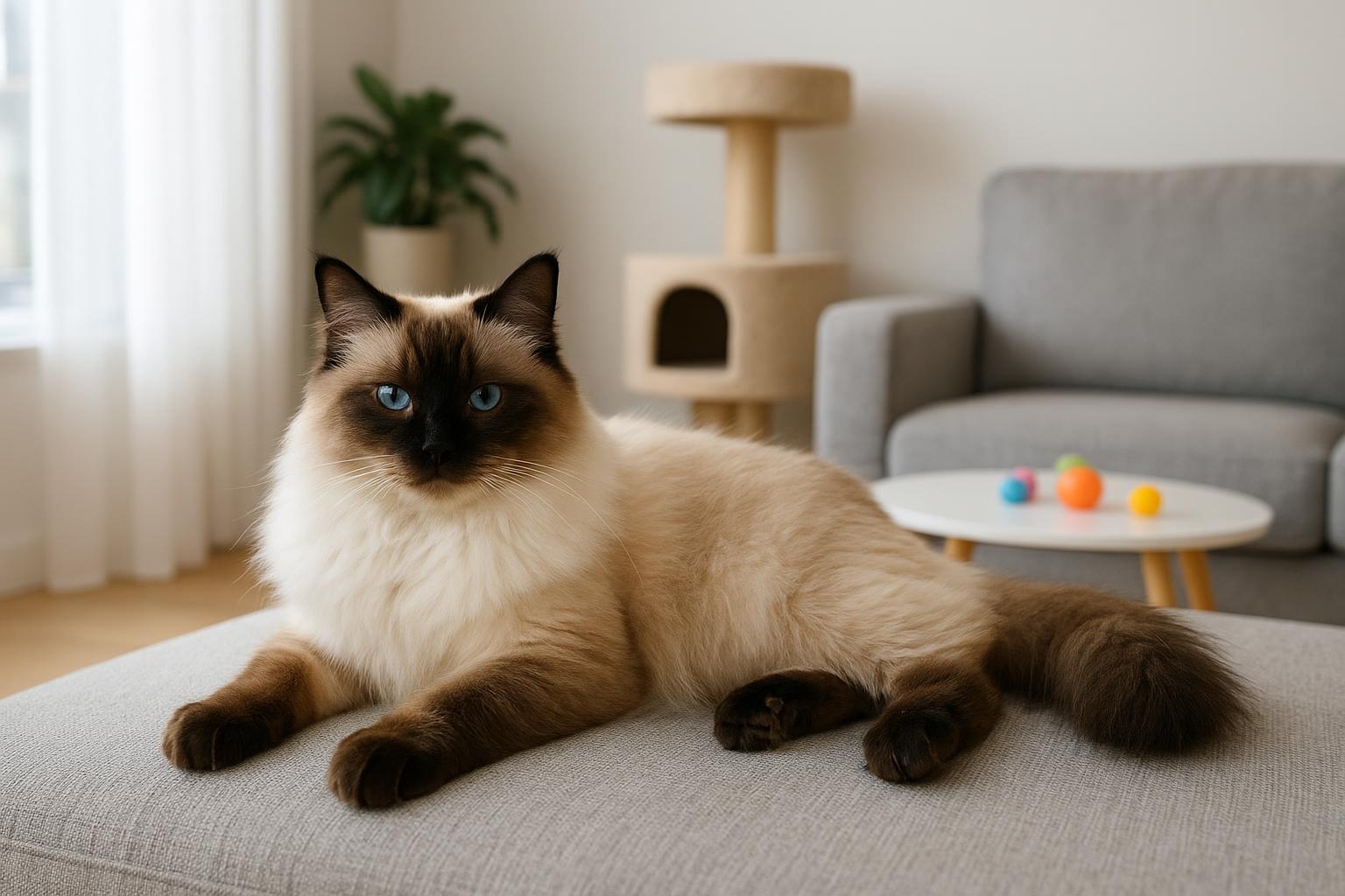 Gatto ragdoll in appartamento: perché è il compagno ideale per chi ama la tranquillità