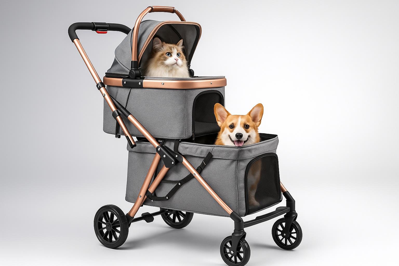 MAMIZO passeggino per cani fino a 15 kg: come può aiutare anziani, cuccioli e pet con problemi di mobilità