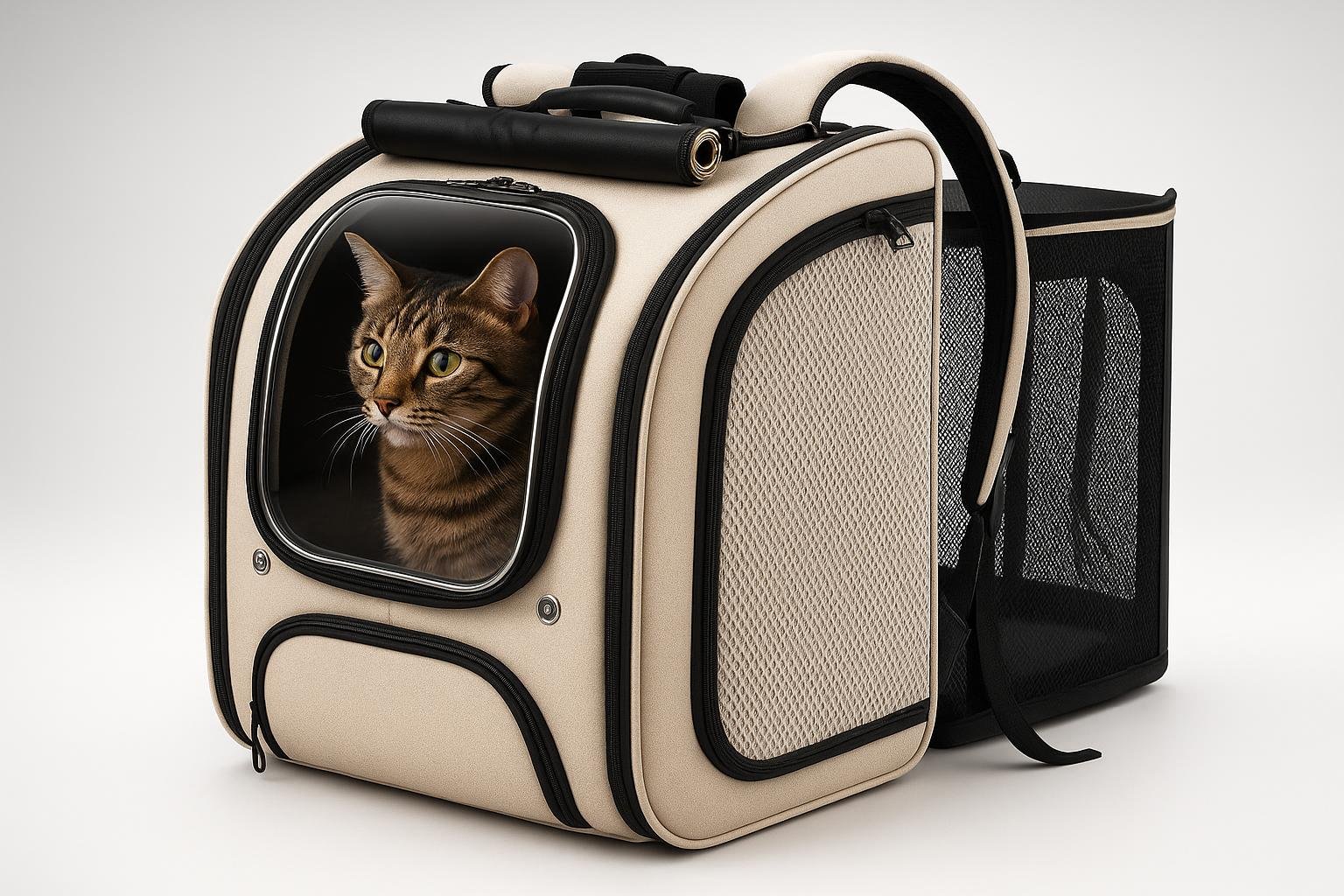 Pecute zaino trasportino a bolla per gatti: viaggiare leggeri tra mezzi pubblici, passeggiate e visite veterinarie