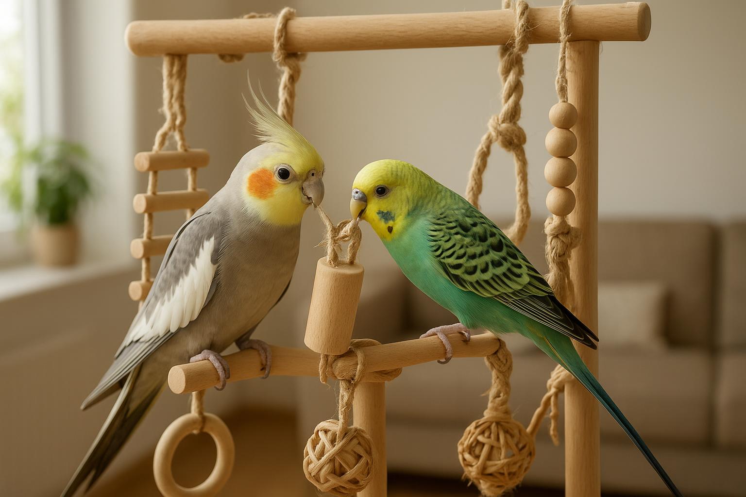 Piccoli pappagalli e parrocchetti: come scegliere i giochi giusti per evitare noia e comportamenti problematici