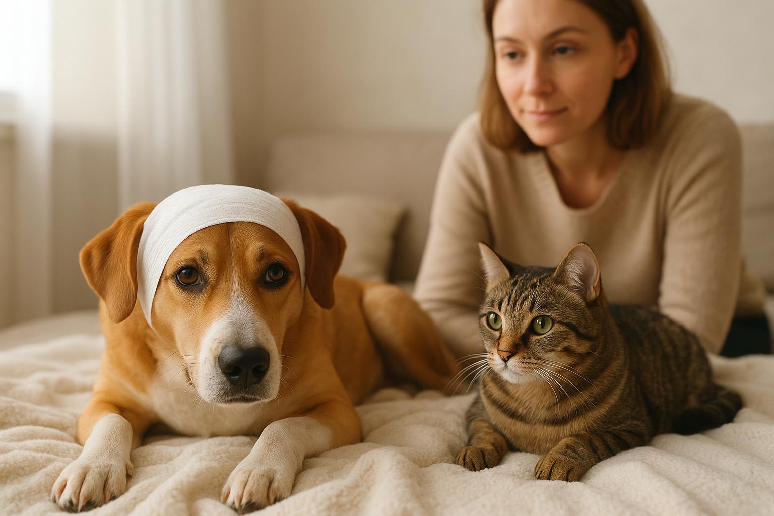 Quando il pet torna dal ricovero veterinario: come gestire convalescenza, riposo e routine in famiglia