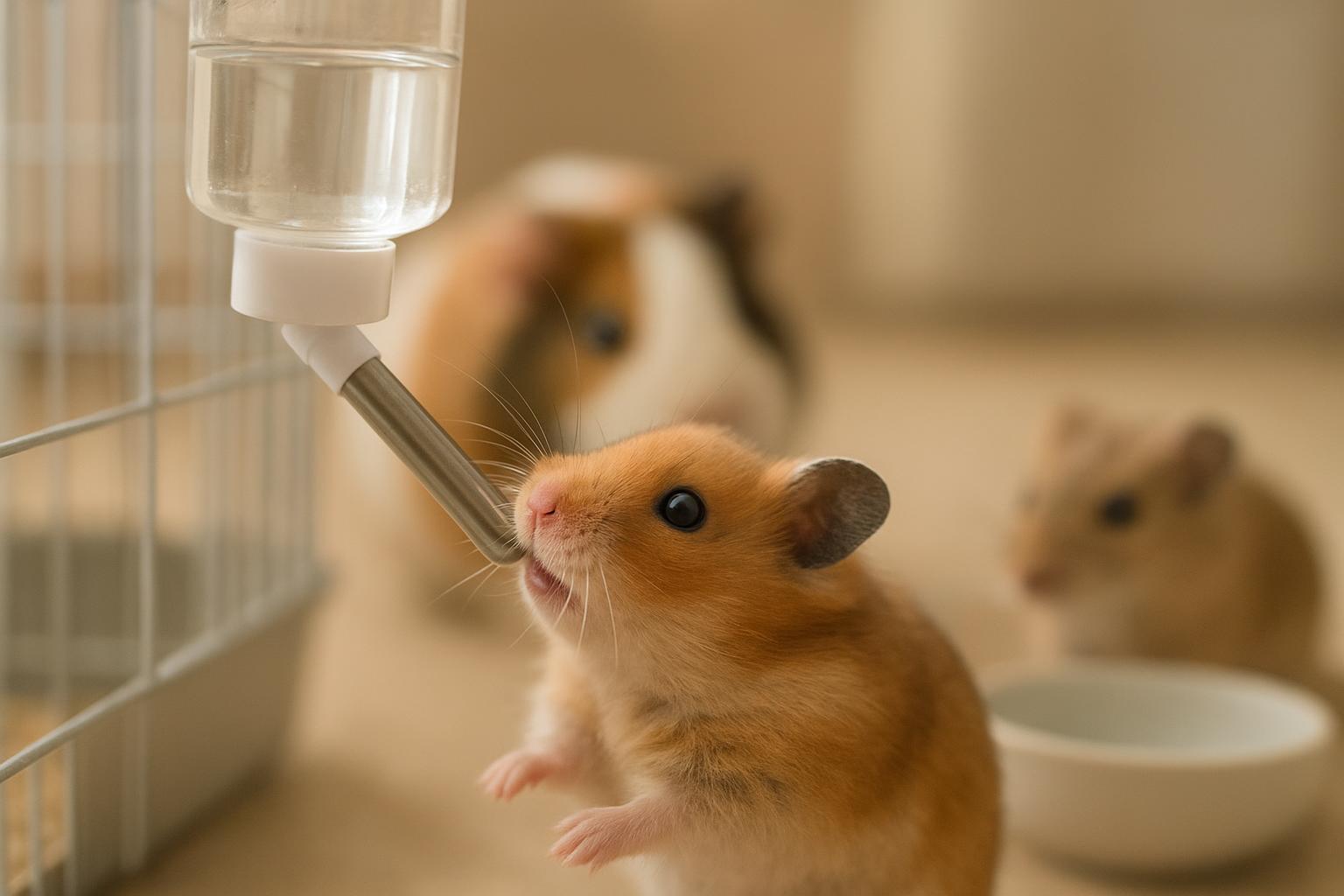 Abbeveratoi e idratazione nei piccoli roditori: come assicurare acqua fresca a criceti, cavie e gerbilli