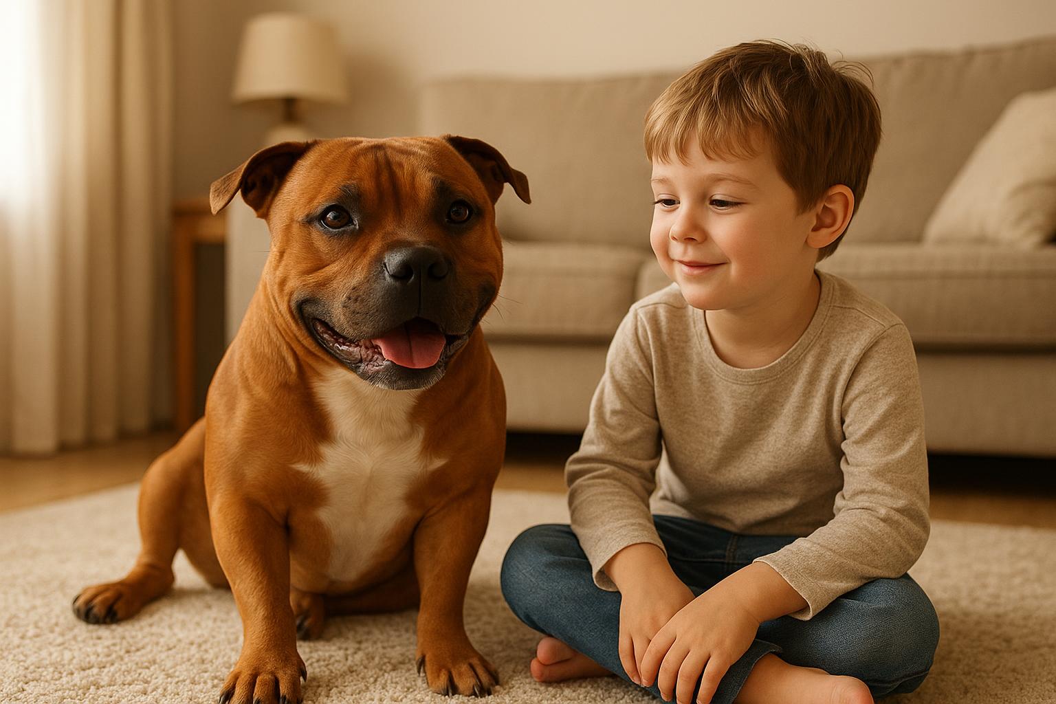 Staffordshire bull terrier in famiglia: carattere, gestione quotidiana e convivenza responsabile