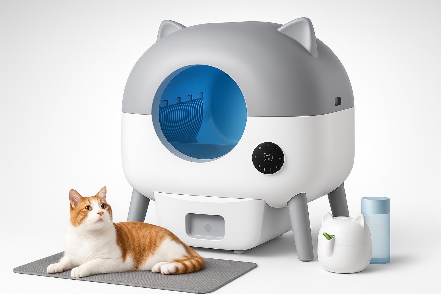 Lettiera automatica Devoko, la soluzione autopulente smart per gatti di casa in offerta su Amazon