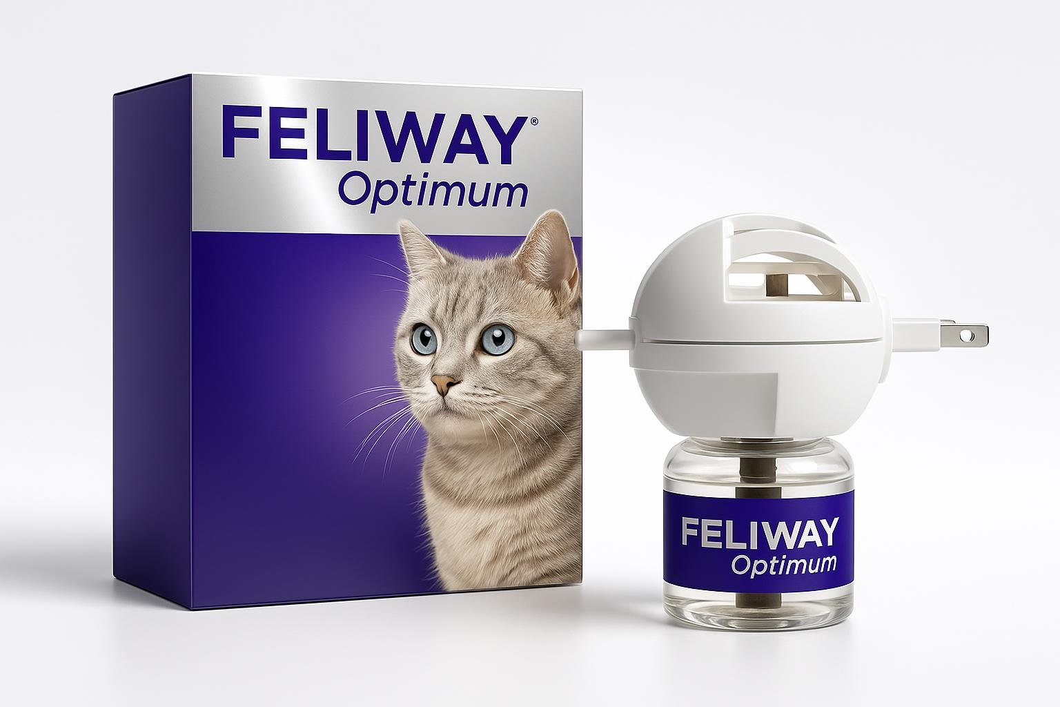 Feliway Optimum diffusore calmante per gatti, minimo storico su Amazon