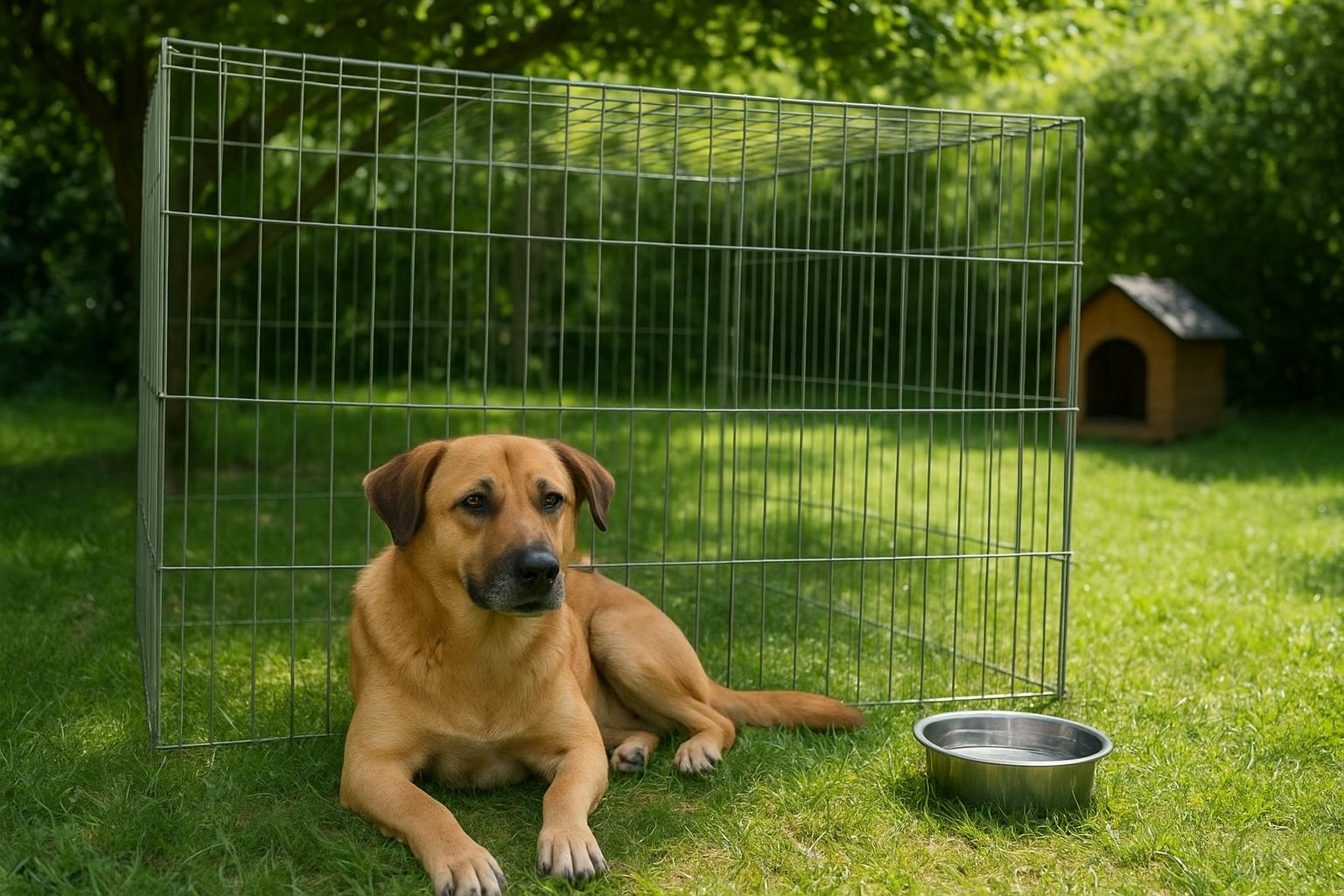 Box e recinti da esterno per cani in giardino: criteri essenziali di sicurezza e comfort