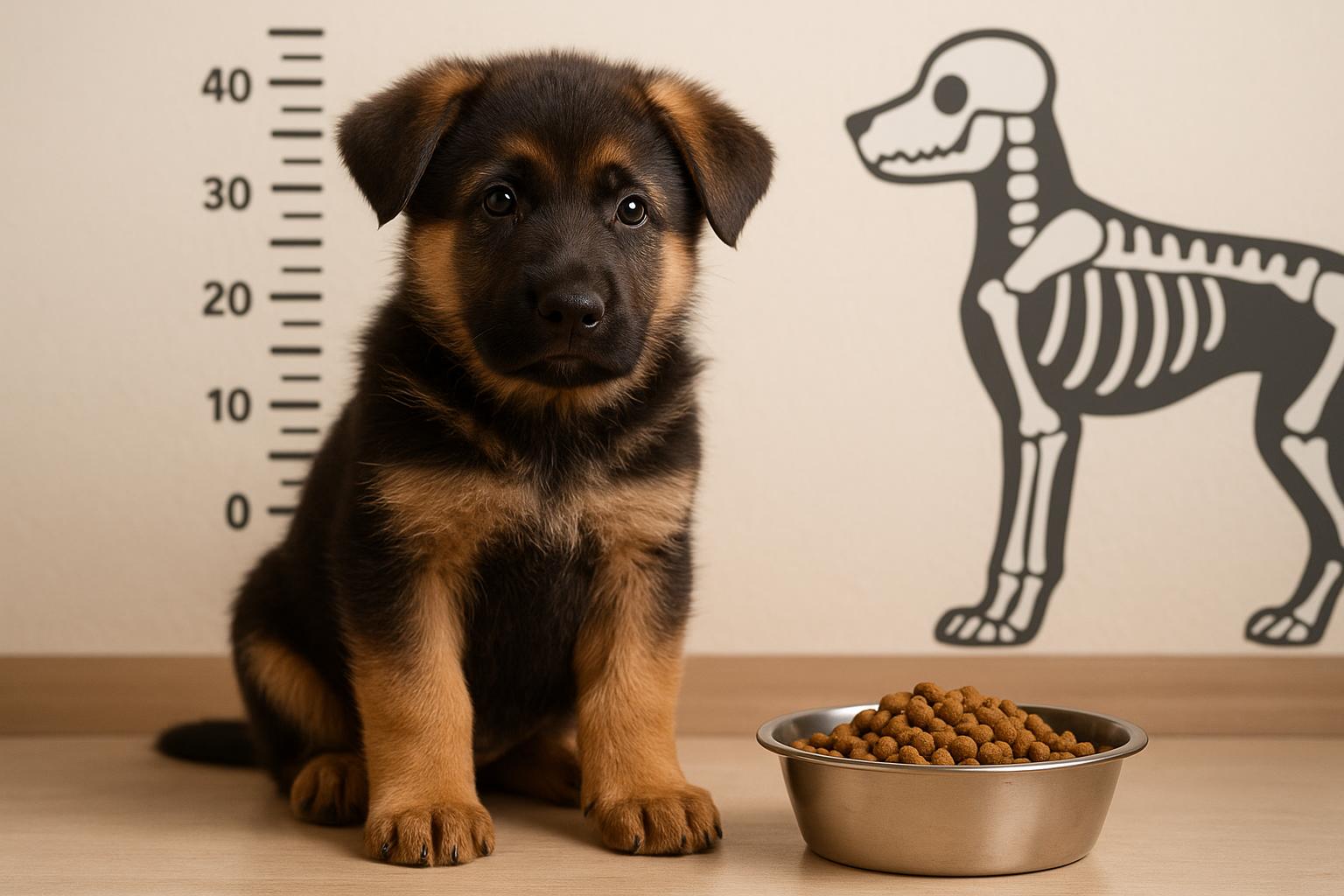 Alimentazione del cucciolo di cane di taglia grande: evitare crescita troppo veloce e problemi alle articolazioni