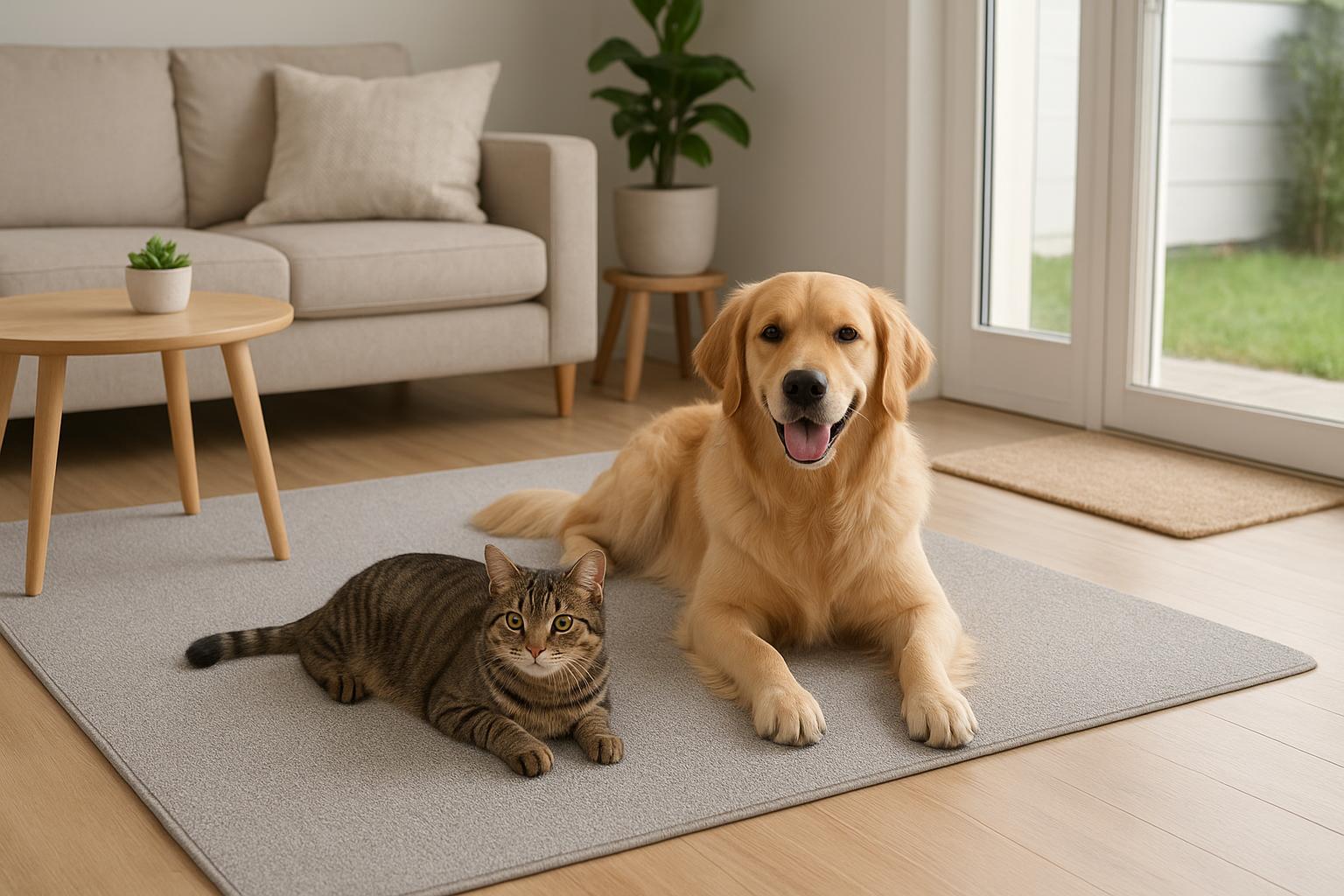 Tappeti e zerbini pet-friendly: come scegliere tessuti che resistono a unghie, peli e lavaggi frequenti