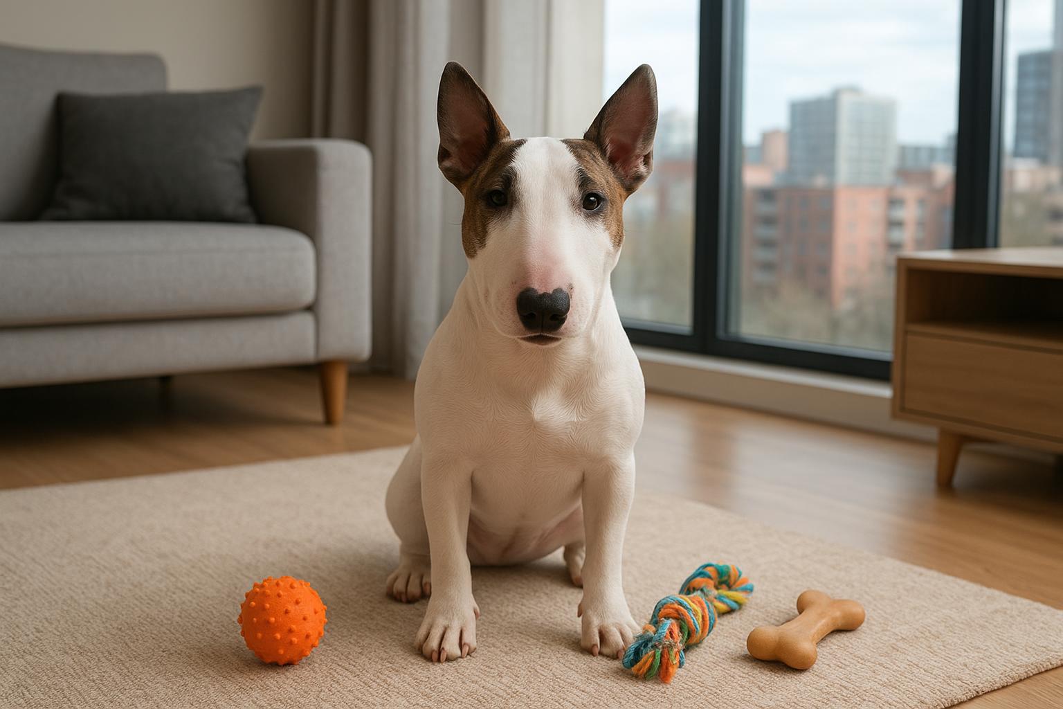 Bull terrier miniatura: differenze rispetto al bull terrier standard e vita in appartamento