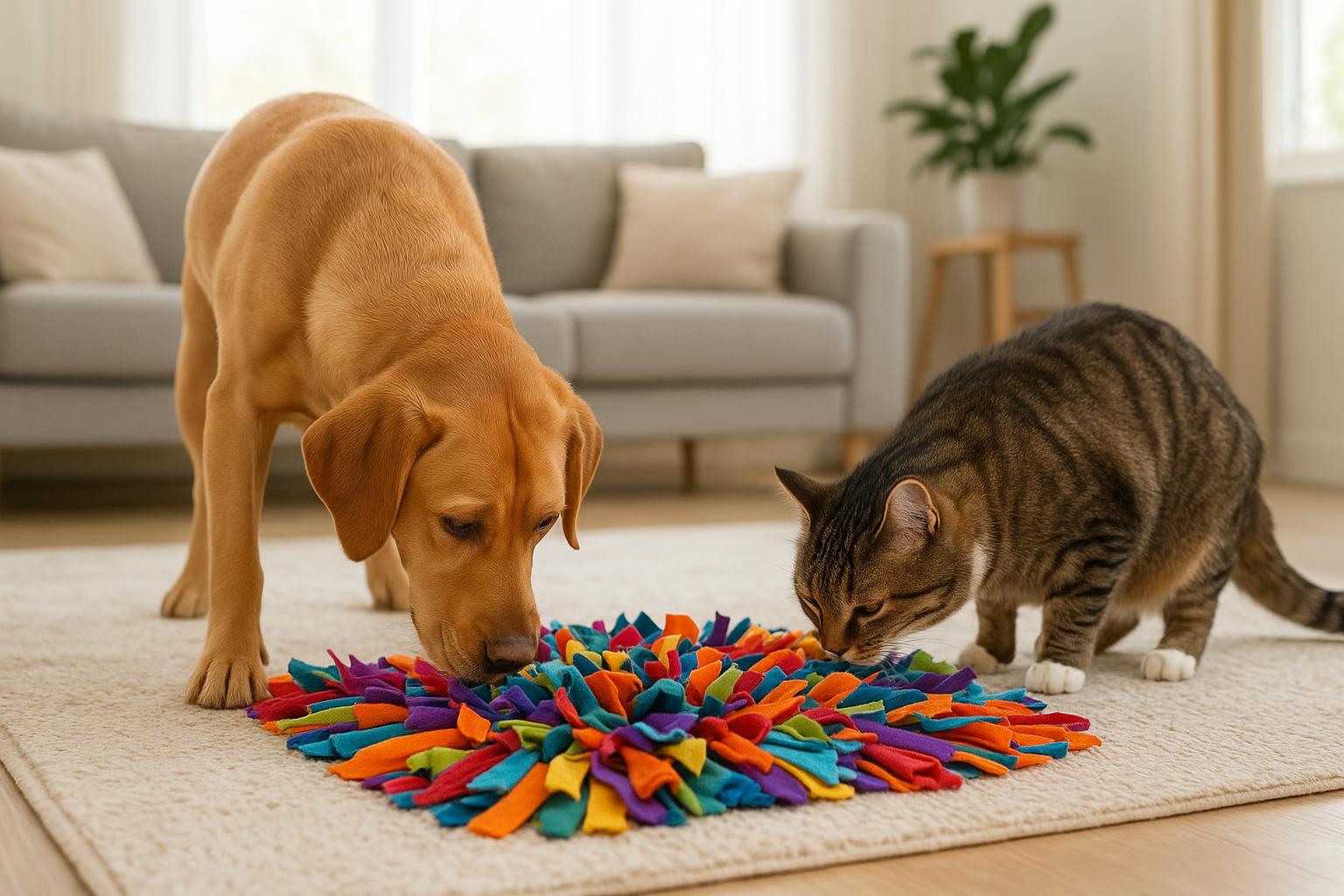 Tappeti olfattivi per cani e gatti: come scegliere il modello giusto e usarlo ogni giorno