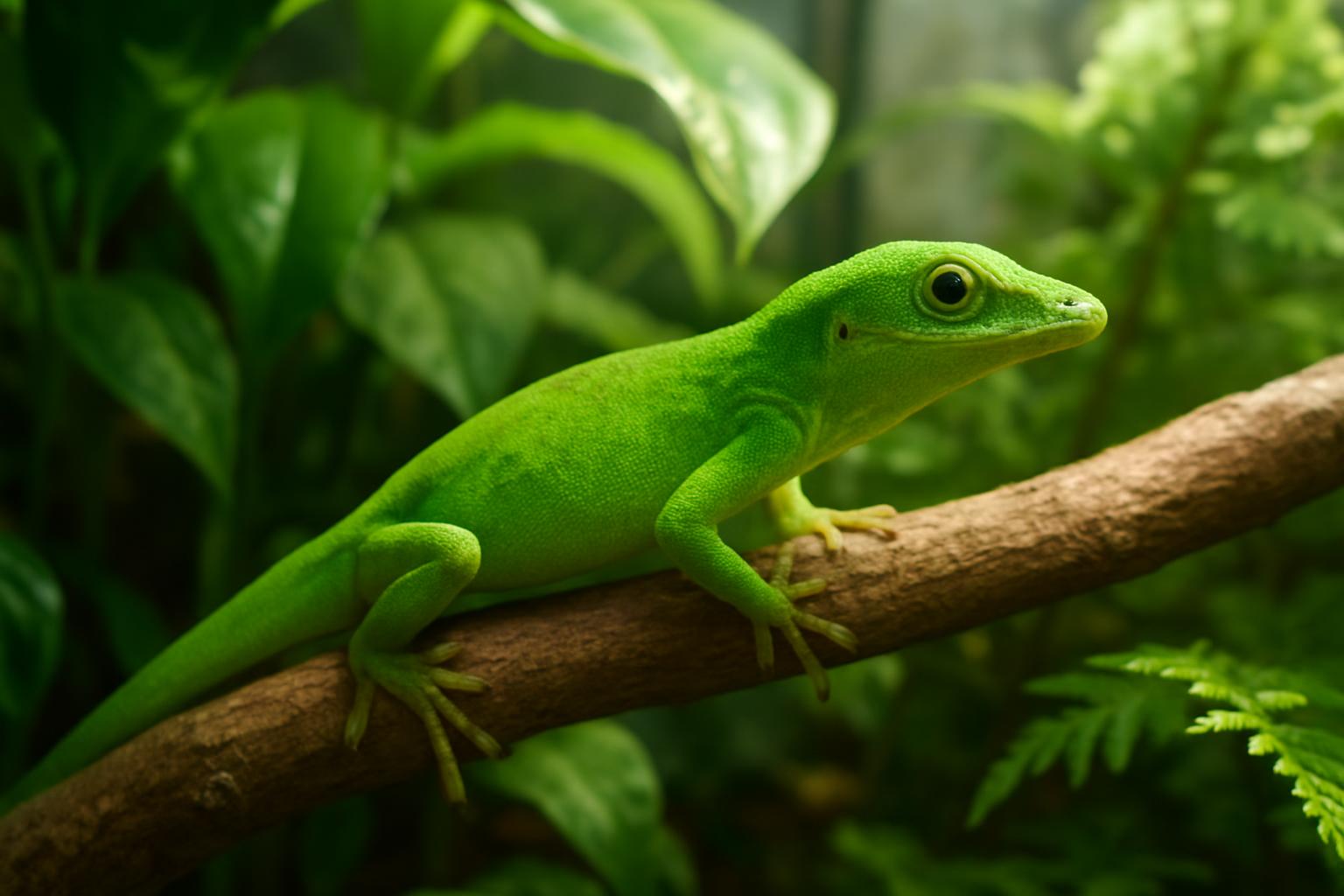 Anolis verde come primo piccolo rettile da compagnia: cosa sapere davvero