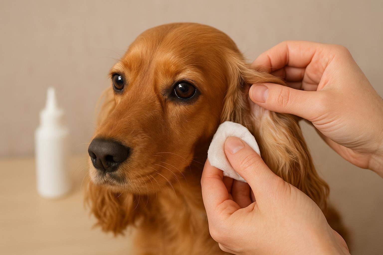 Cani con orecchie pendenti: come prevenire le otiti con una routine di pulizia sicura