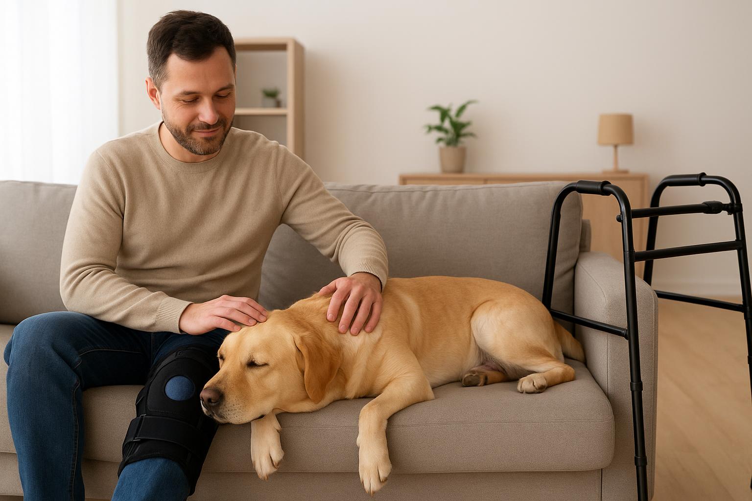 Vivere con cane o gatto durante una lunga riabilitazione fisica: supporto emotivo e attenzione alla sicurezza