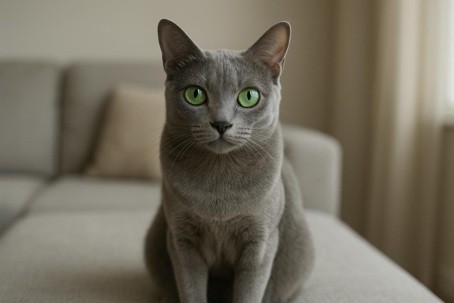 Gatto korat: il portafortuna thailandese dal carattere sensibile