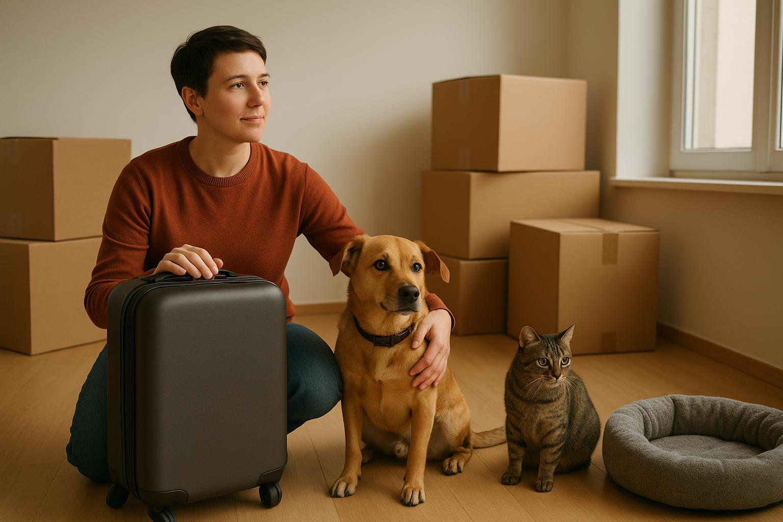 Animali domestici e cambi di città per lavoro: come organizzare traslochi frequenti senza stressarli