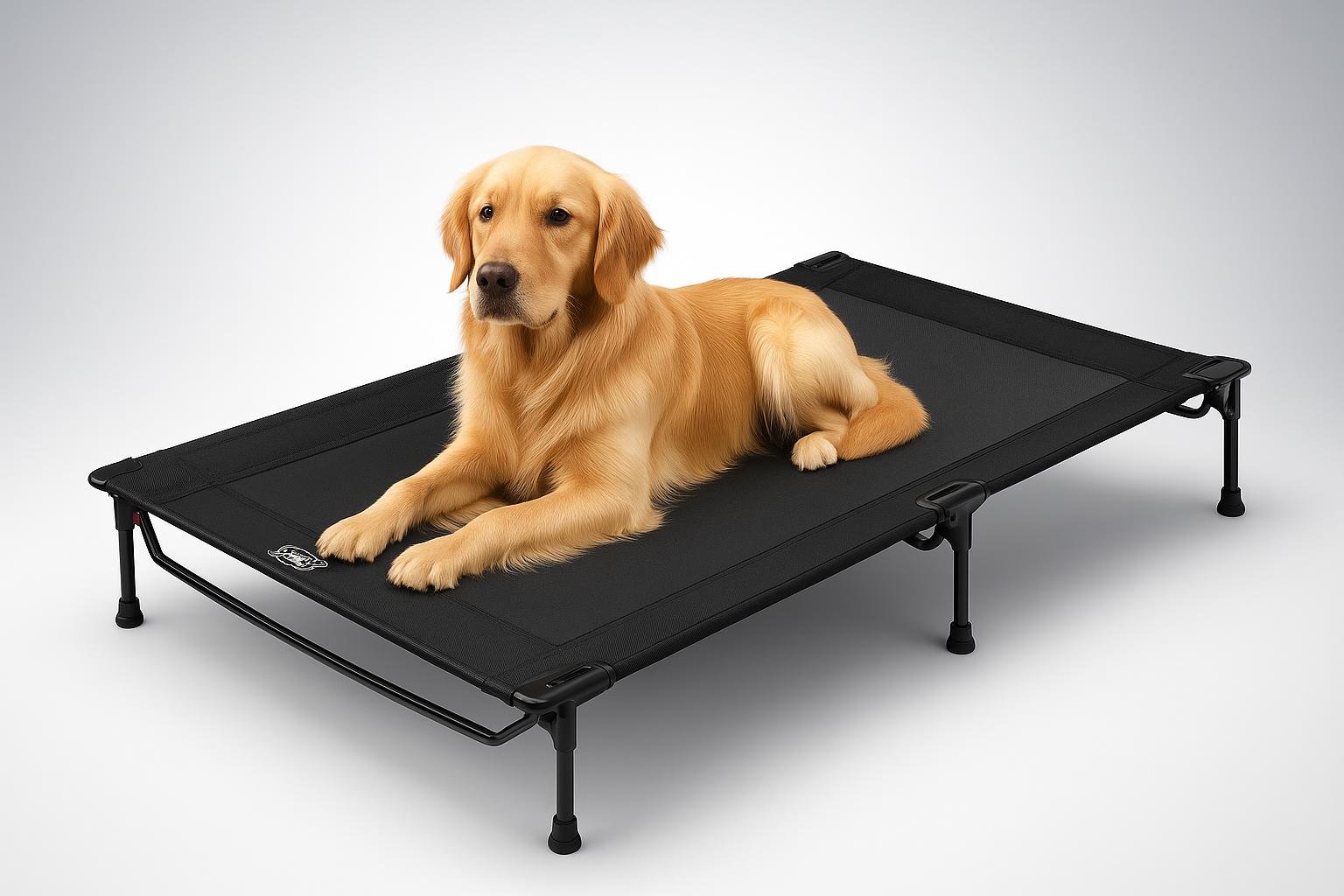 OneTigris lettino rialzato per cani da esterno, il letto ventilato perfetto per terrazzo e giardino