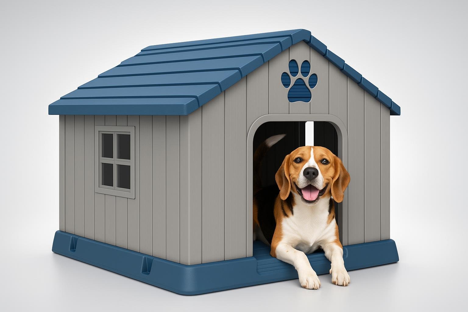 Cuccia PawHut in plastica da esterno per cani, occasione Amazon per il giardino pet friendly