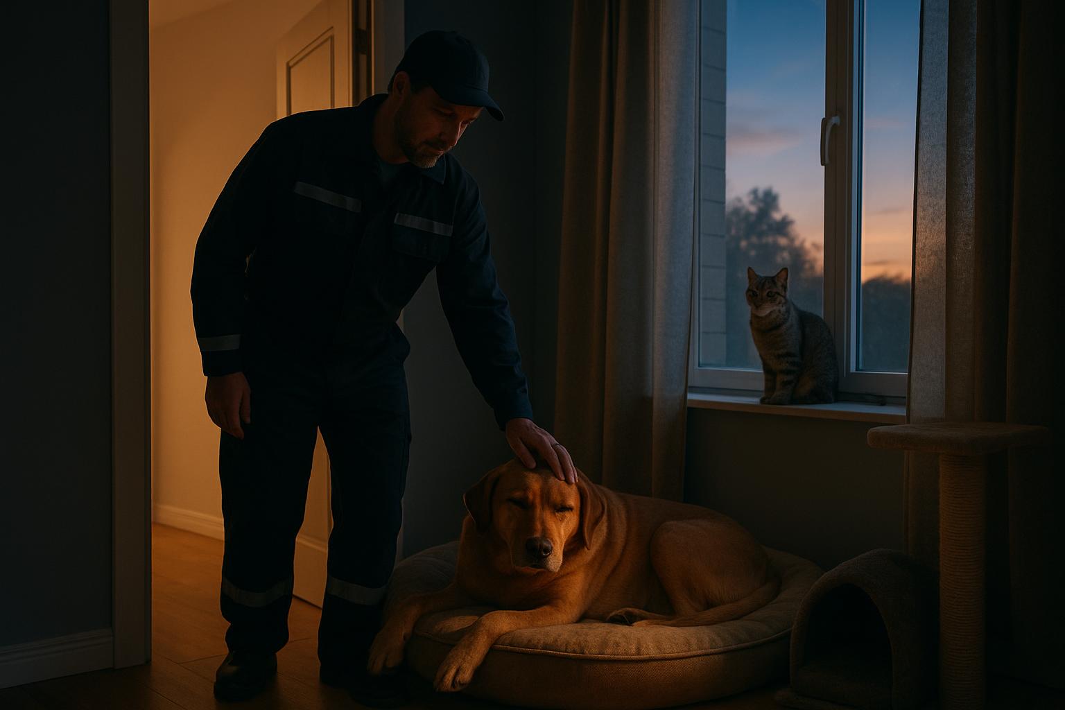 Vivere con un pet e fare turni notturni: come organizzare riposo, luce e routine per tutti