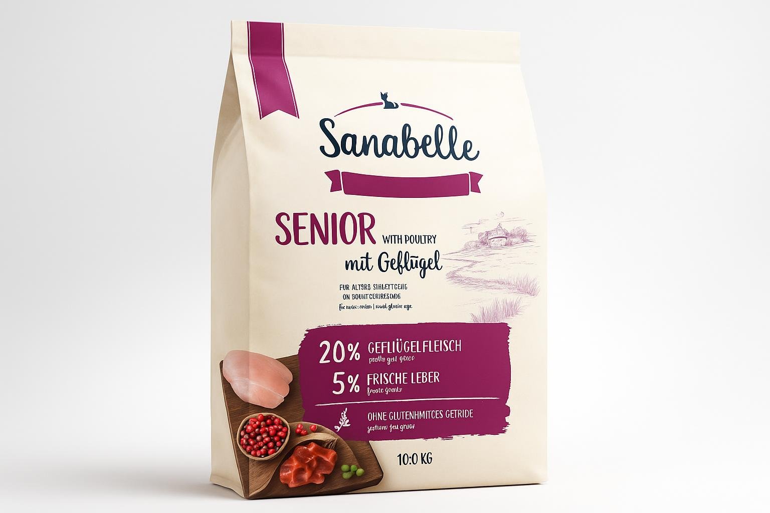 Sanabelle Senior 10 kg, crocchette per gatti anziani in forte sconto su Amazon