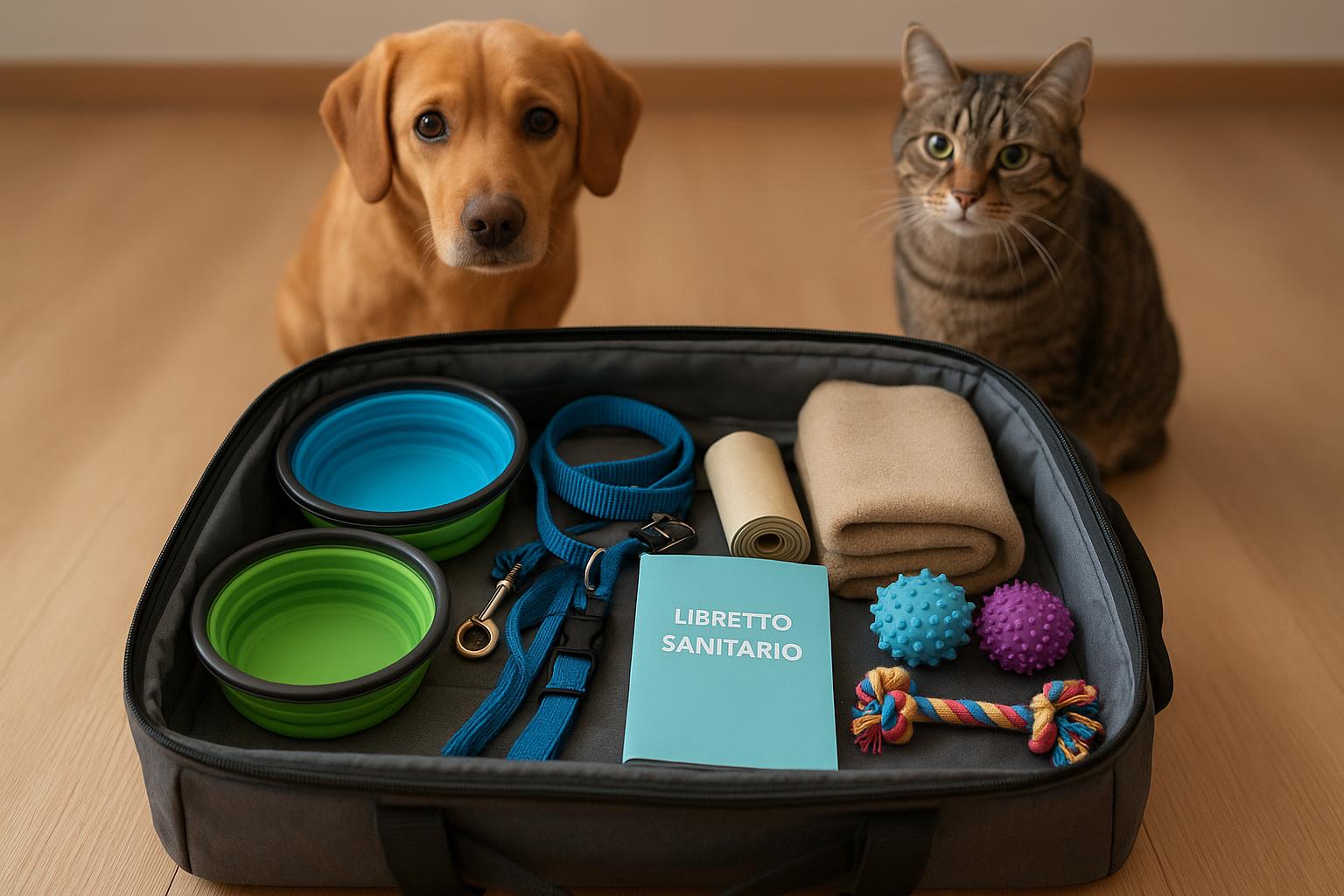 Animali domestici e weekend fuori porta spontanei: come preparare un kit sempre pronto