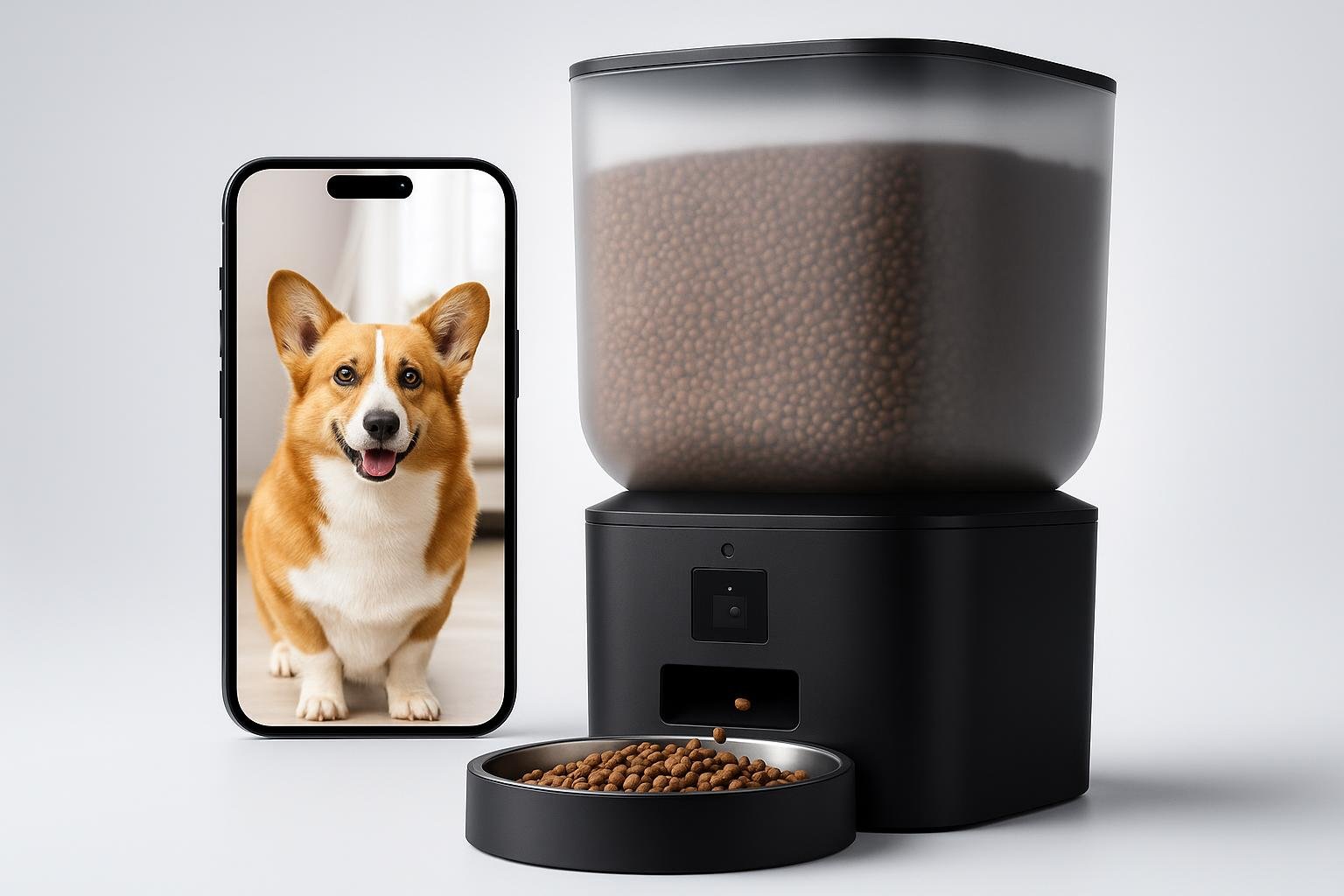 Distributore automatico di cibo Nityers con telecamera: il pet feeder smart ora in offerta