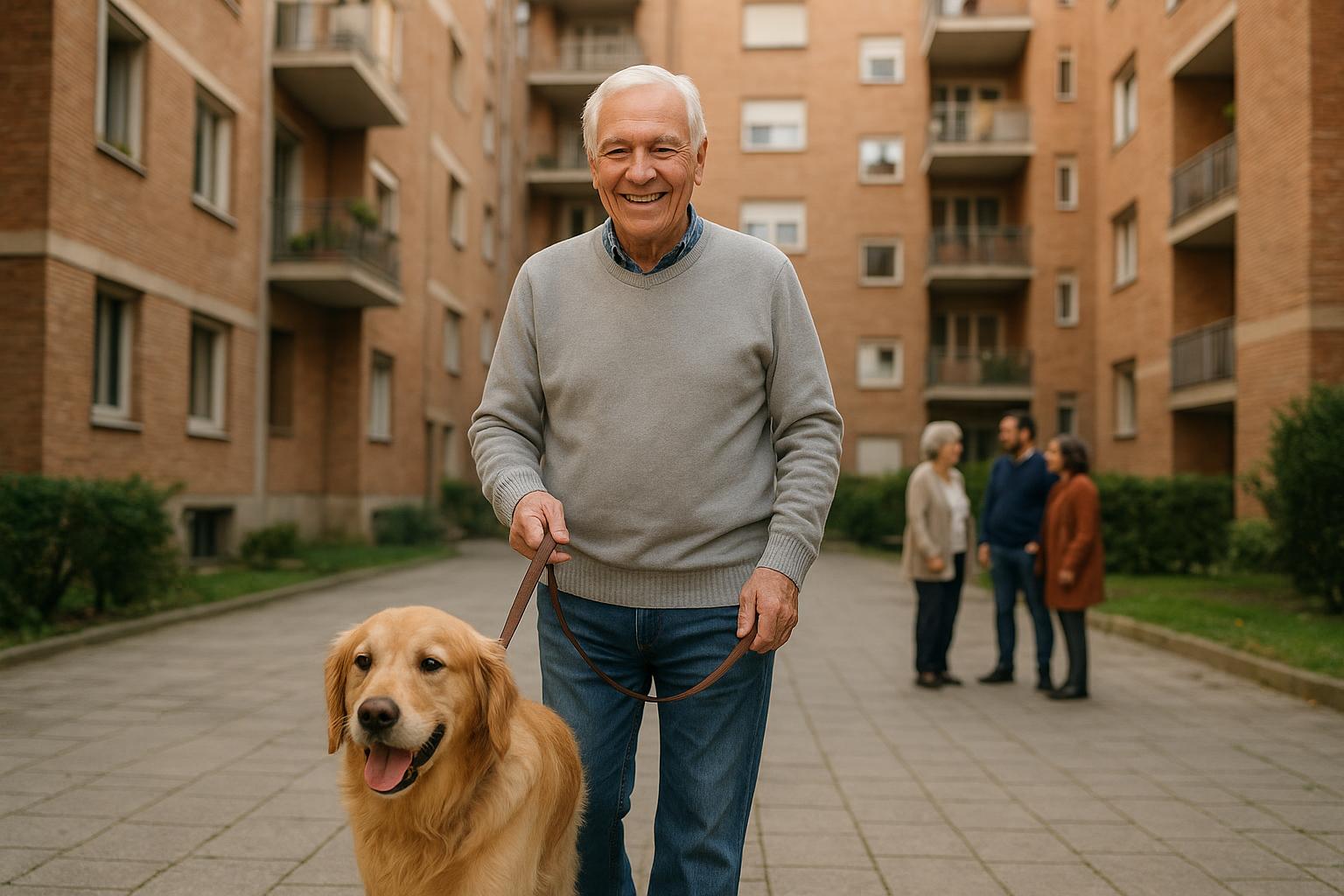 Animali domestici e vicini anziani soli: come creare una rete di aiuto reciproco nel quartiere
