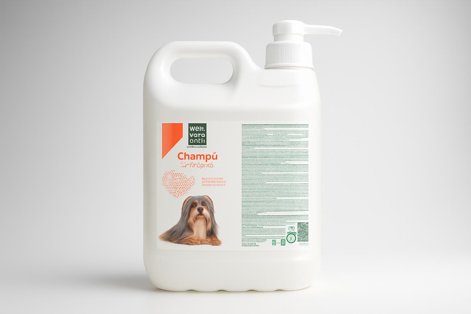 Shampoo MENFORSAN all’olio di macadamia da 5 litri: scorta professionale per il mantello del cane