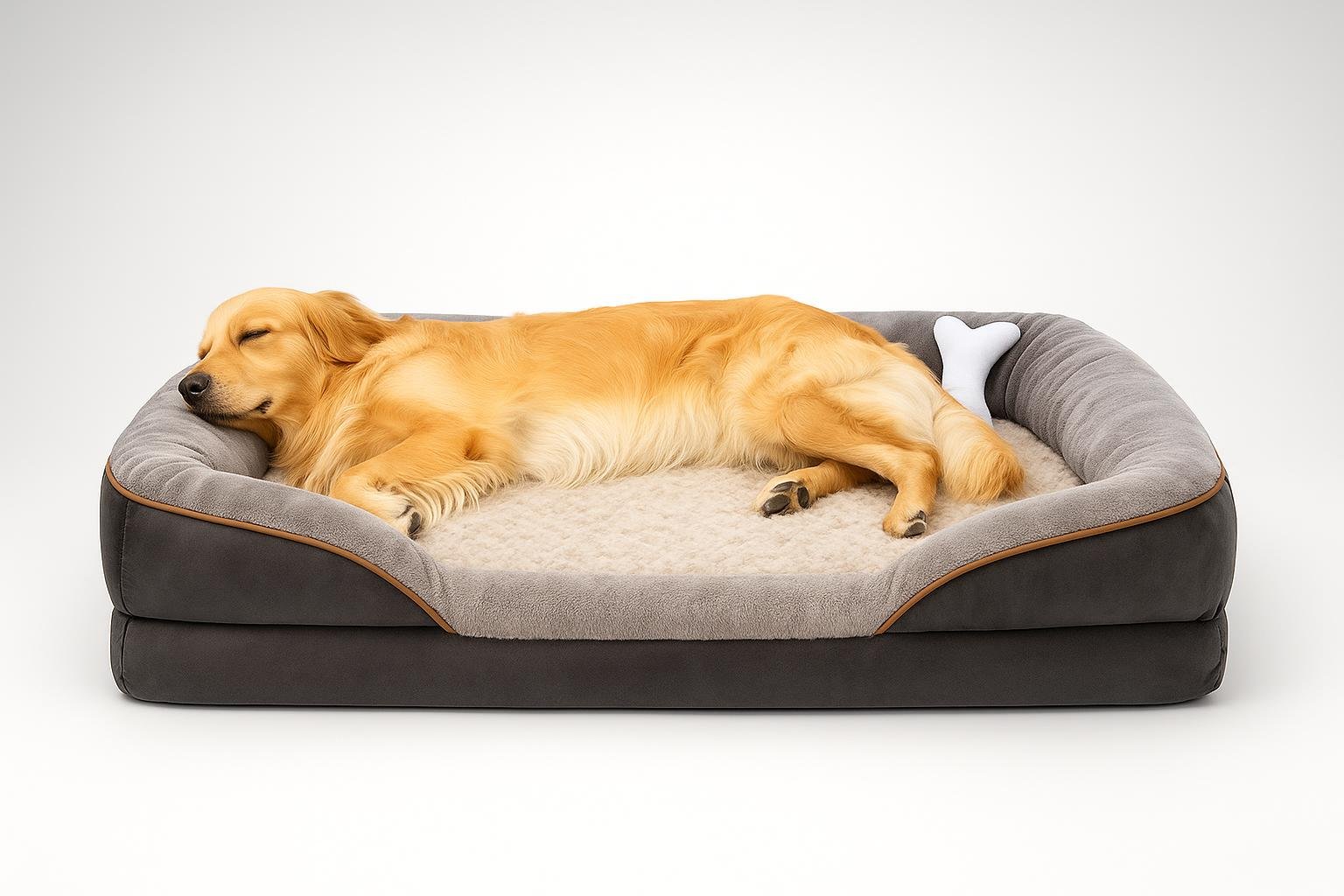 Cuccia ortopedica JOYELF in memory foam: comfort extra per cani anziani e di taglia media