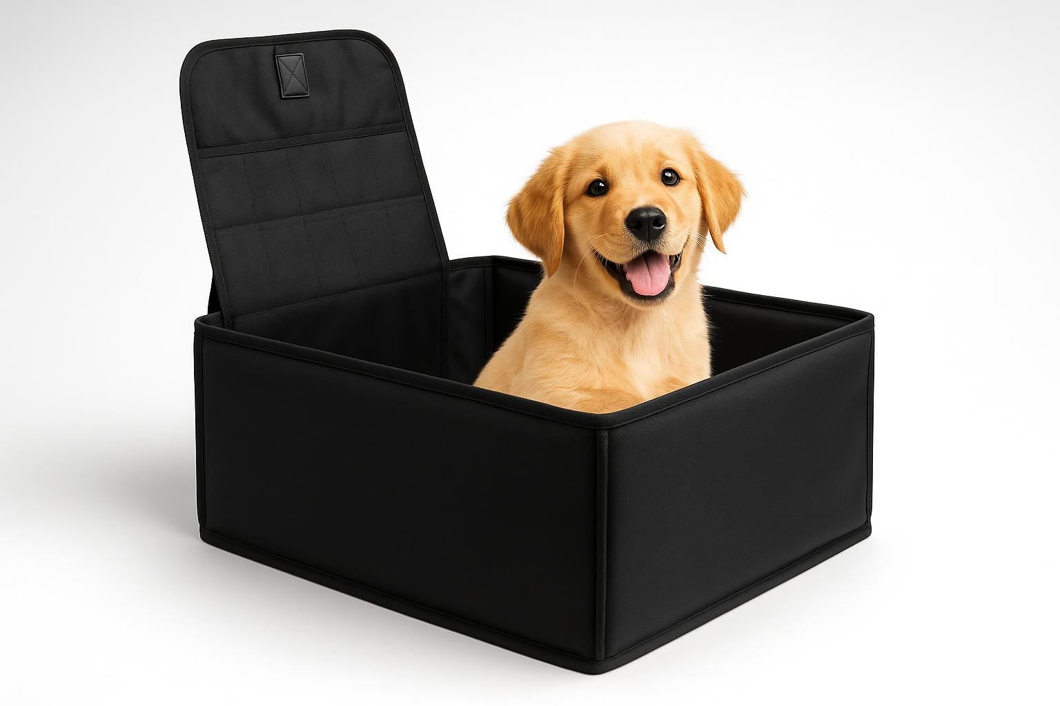 Seggiolino auto CUEMOON per cani di piccola e media taglia: sicurezza e sedili protetti