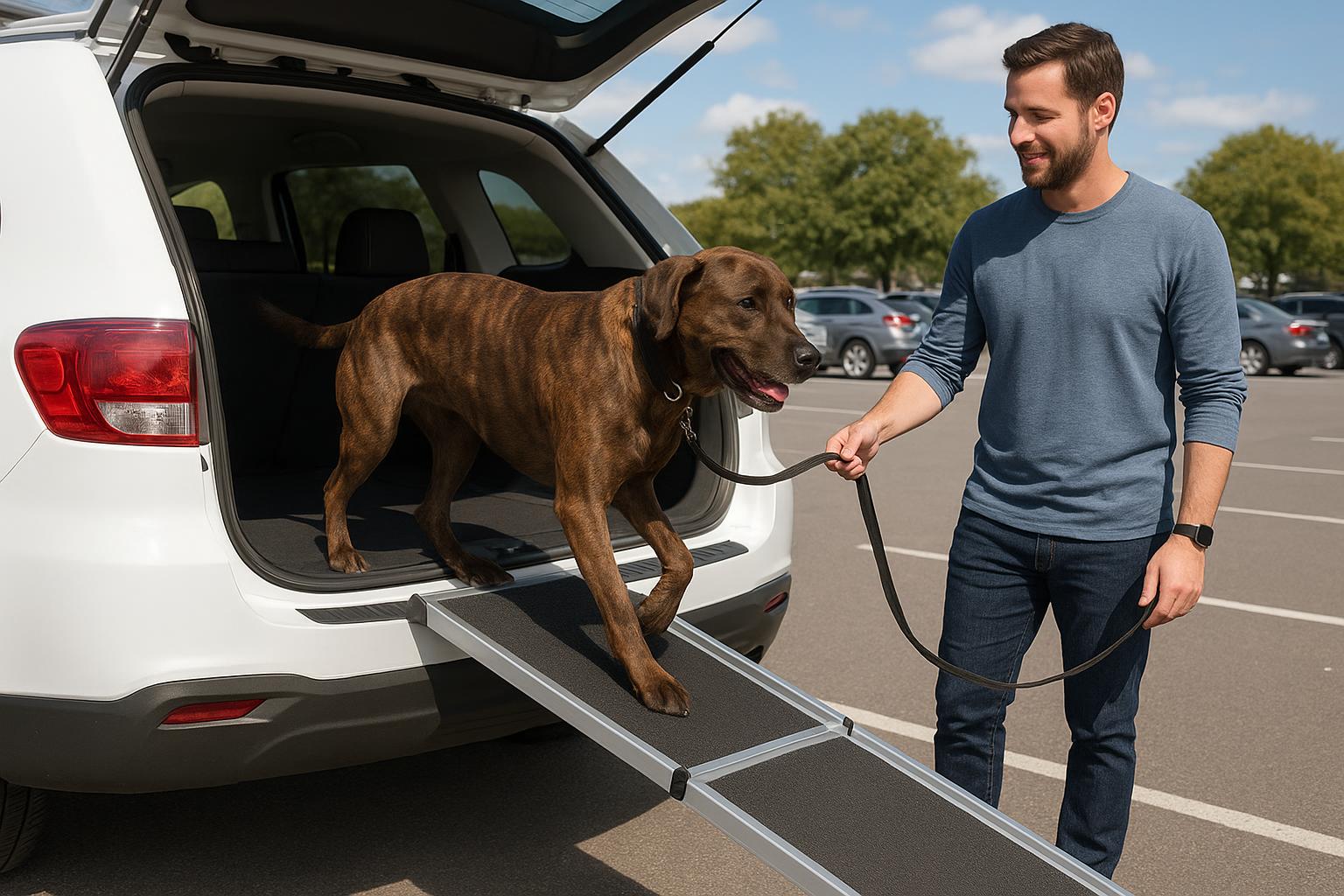 Rampe per auto dedicate ai cani grandi: come scegliere il modello giusto per età e peso
