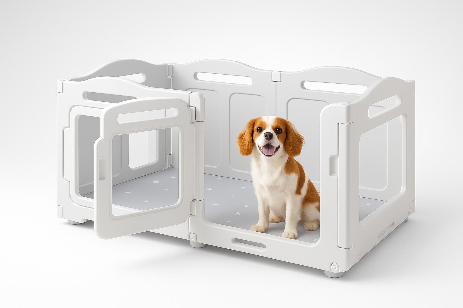 MAMIZO recinto per cani in acrilico: box parto e area sicura per cuccioli in offerta su Amazon