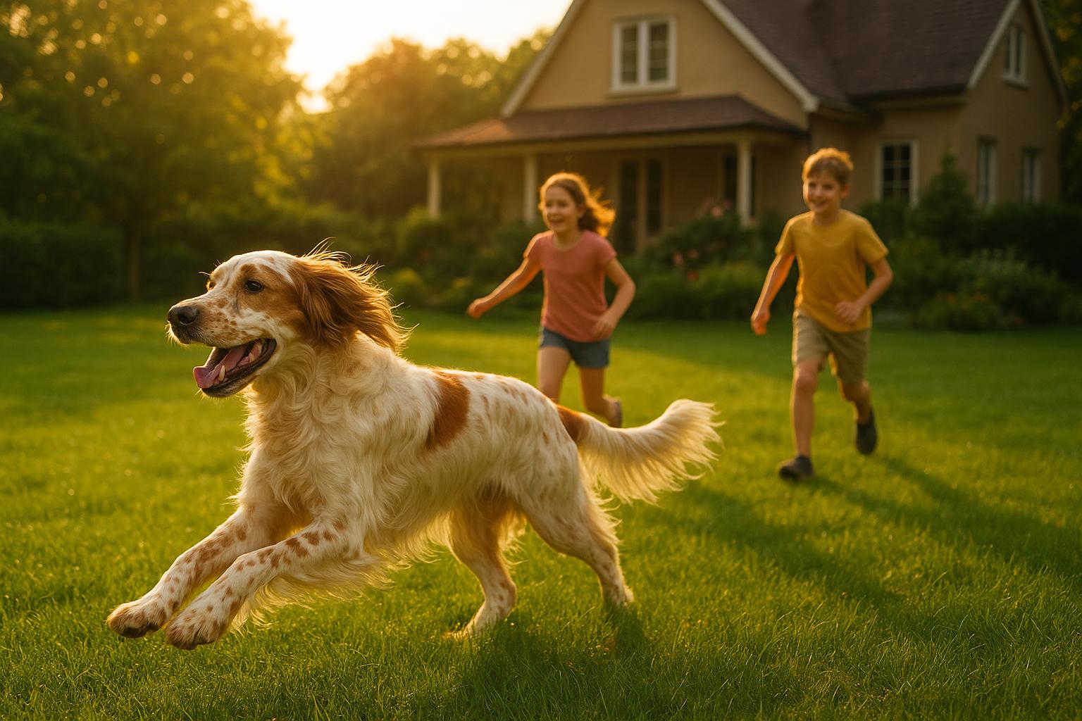 Setter inglese in famiglia: carattere, attività quotidiane e vita con un cane elegante e sensibile