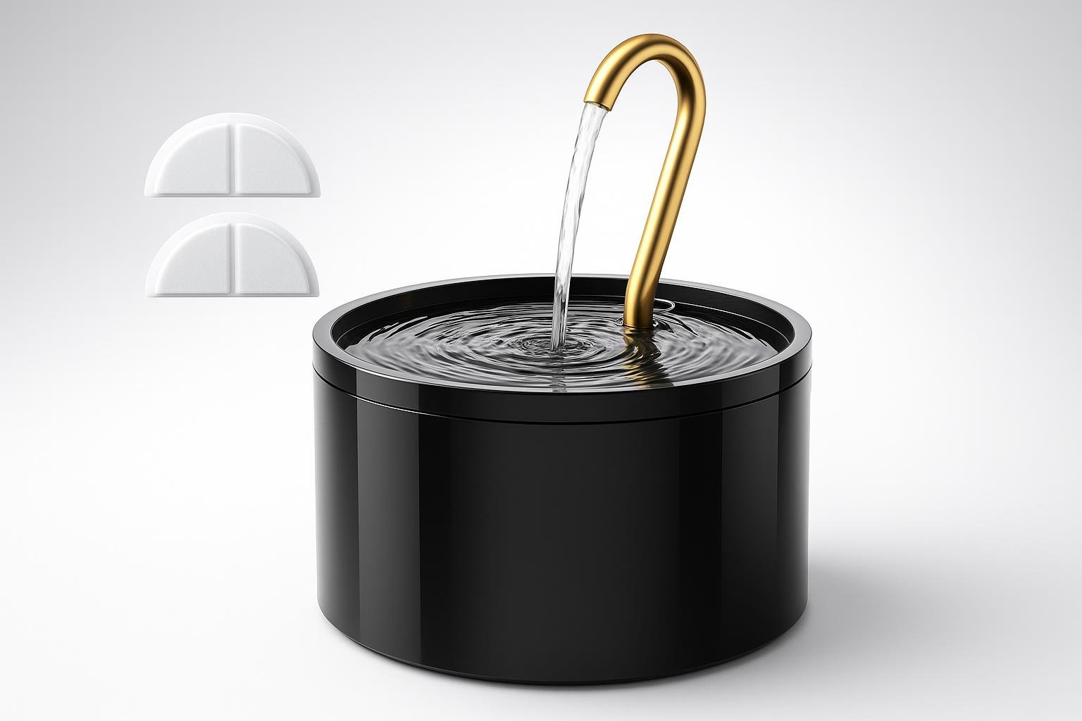 Kittyspout fontana in ceramica da 1,2L: più acqua fresca per gatti e cani piccoli in super offerta