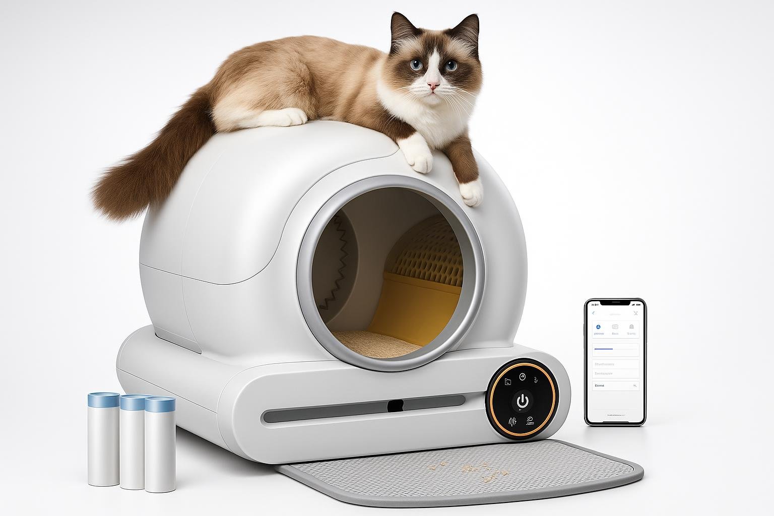 Lettiera autopulente smart con controllo app: come semplificare la gestione quotidiana dei bisogni del gatto
