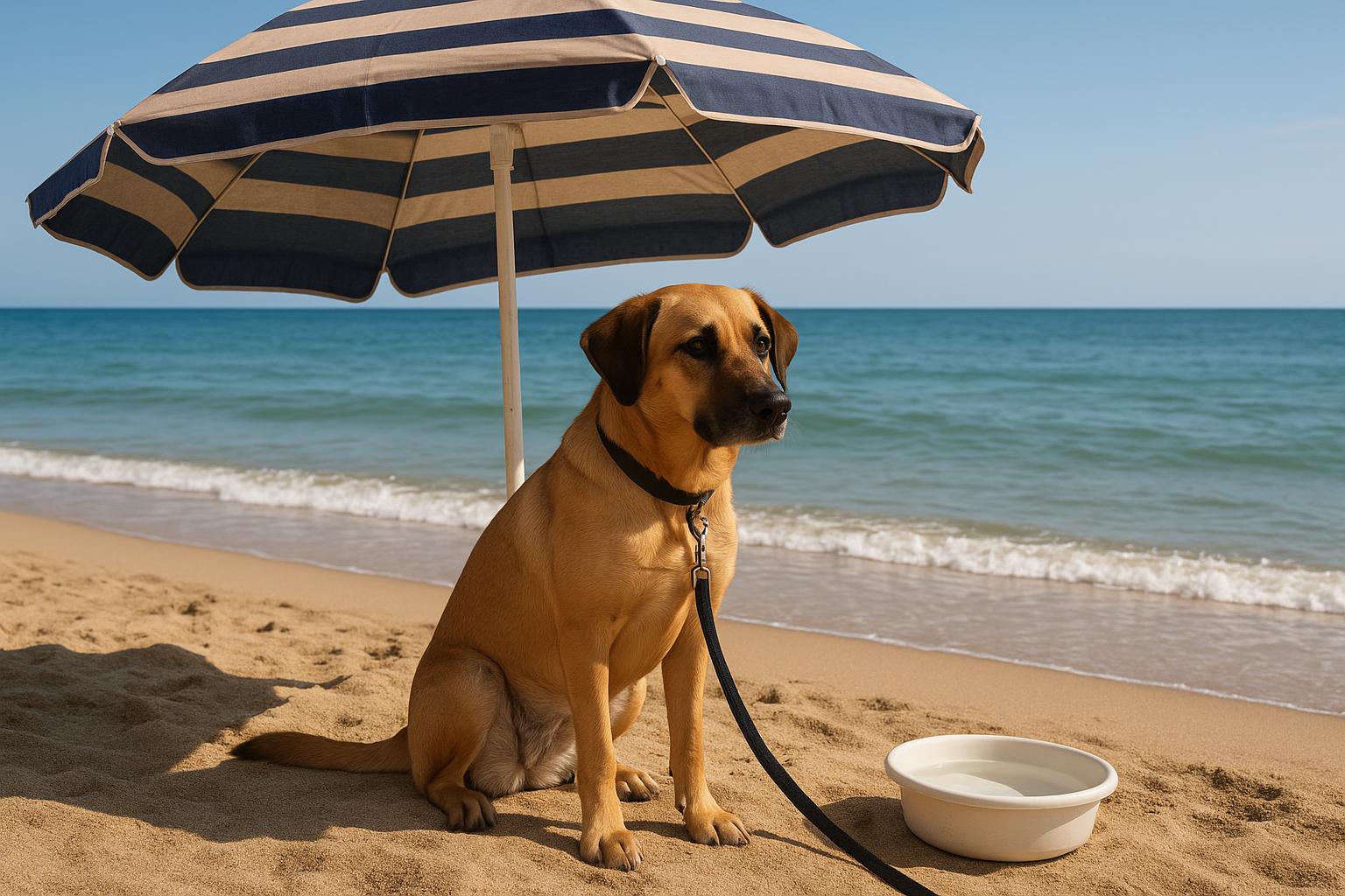 Cane e prime uscite al mare prima dell’estate: come valutare spiagge, caldo e onde