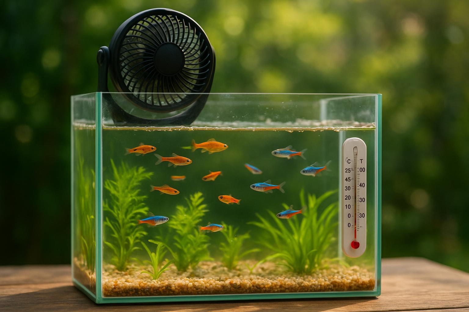 Piccoli pesci e estate: come prevenire surriscaldamento dell’acqua negli acquari di casa