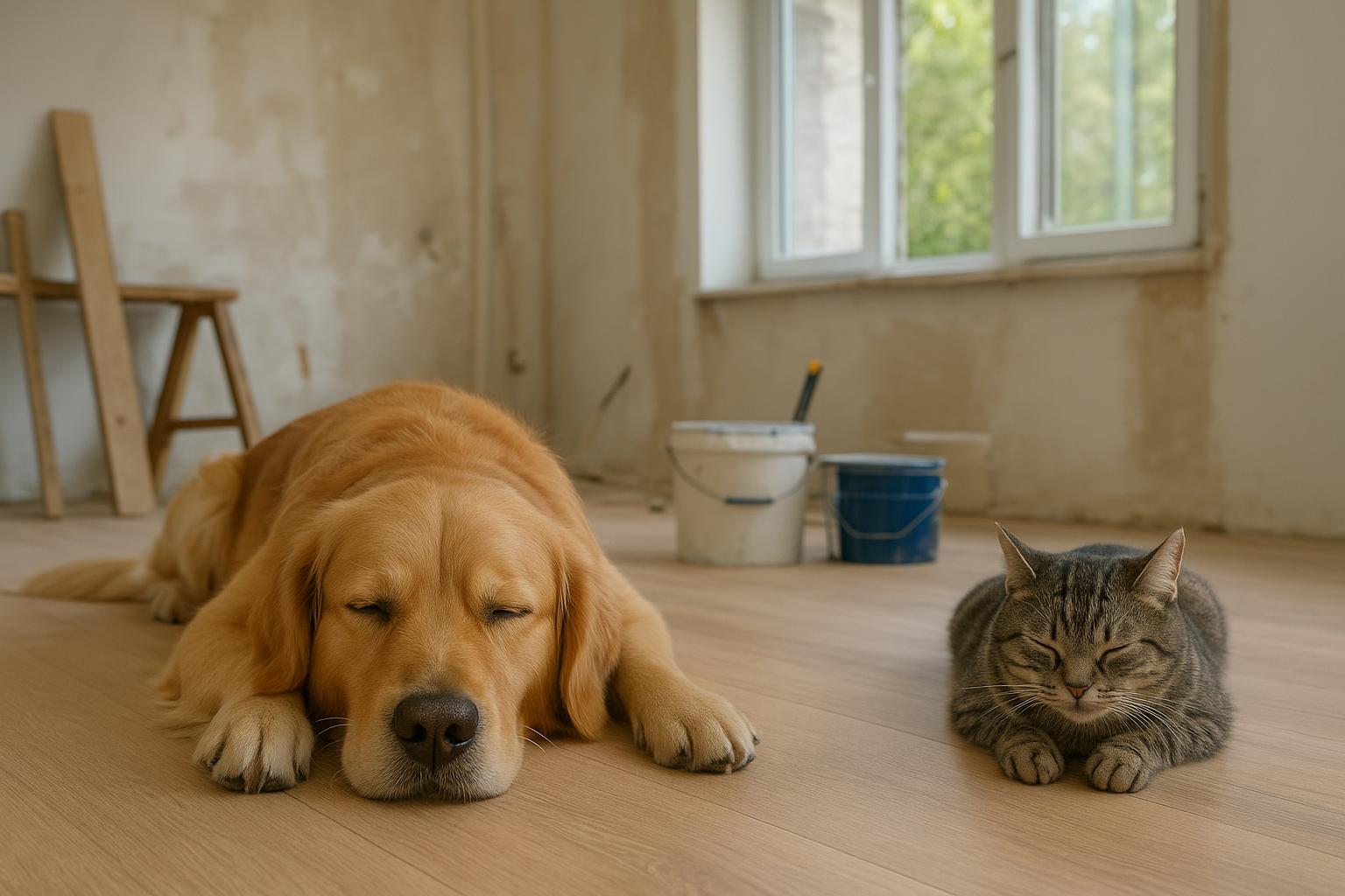 Animali domestici e lavori in casa d’estate: come gestire ristrutturazioni, vernici e rumori
