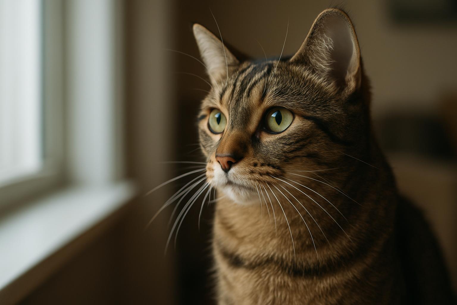 Gatto che fissa nel vuoto: cosa ci dicono davvero i suoi sensi molto più sviluppati dei nostri