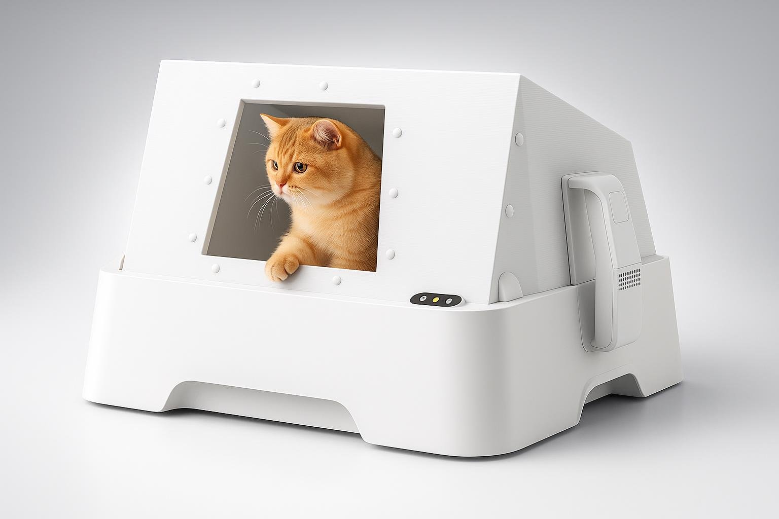 Lettiera autopulente PETKIT Purobot Crystal Duo con telecamera AI, la toilette hi-tech per gatti in super promo