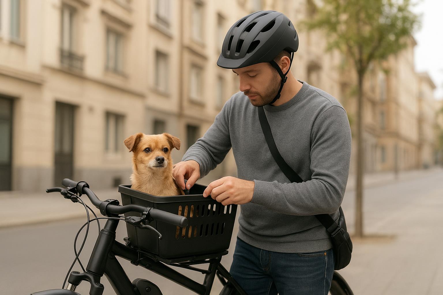 Cane e trasporto in scooter o bicicletta elettrica: sicurezza prima di tutto