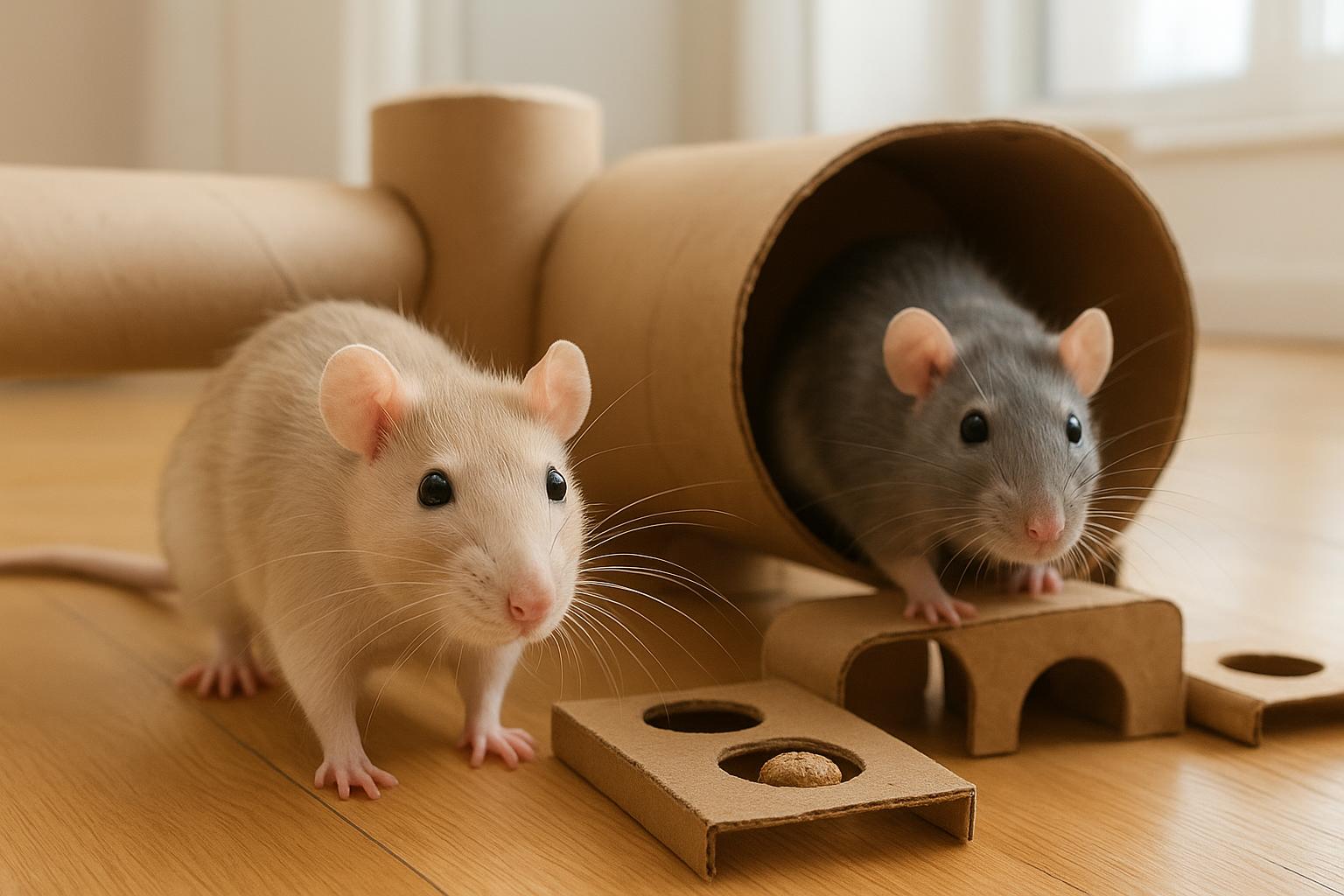 Ratti domestici e giochi di intelligenza: perché meritano arricchimento al pari di cani e gatti