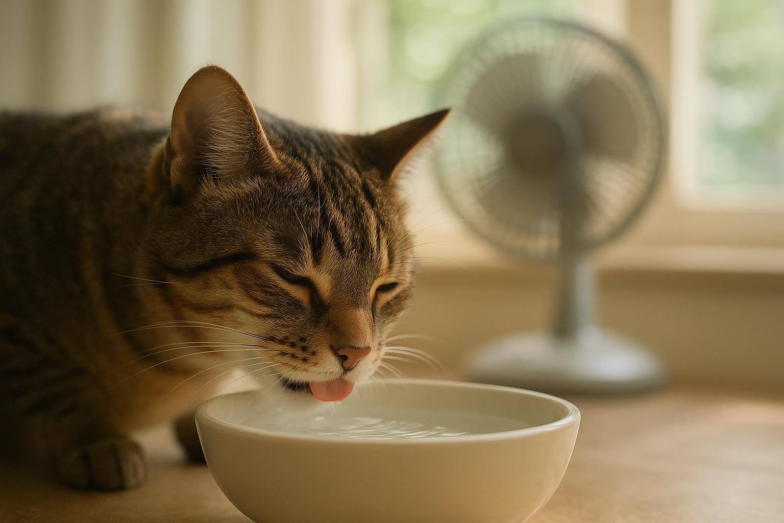 Estate e rischio colpo di calore nei gatti: ruolo dell’alimentazione e dell’idratazione