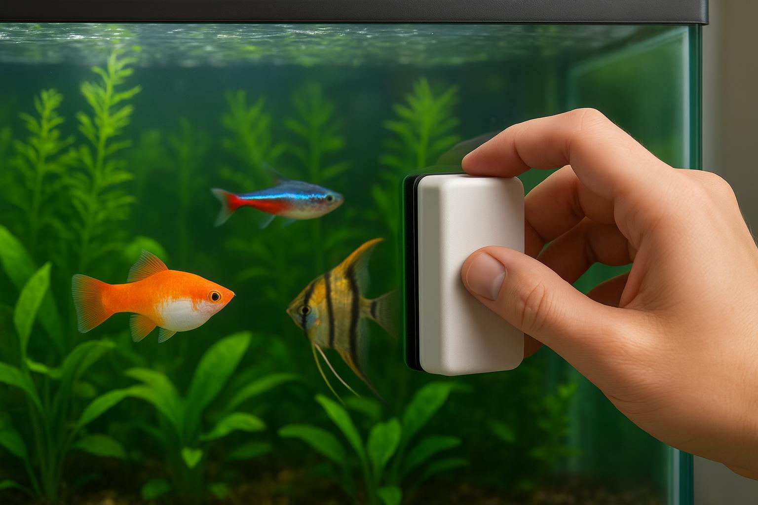 Raschette per vetro dell’acquario: come scegliere modelli che non rigano la vasca