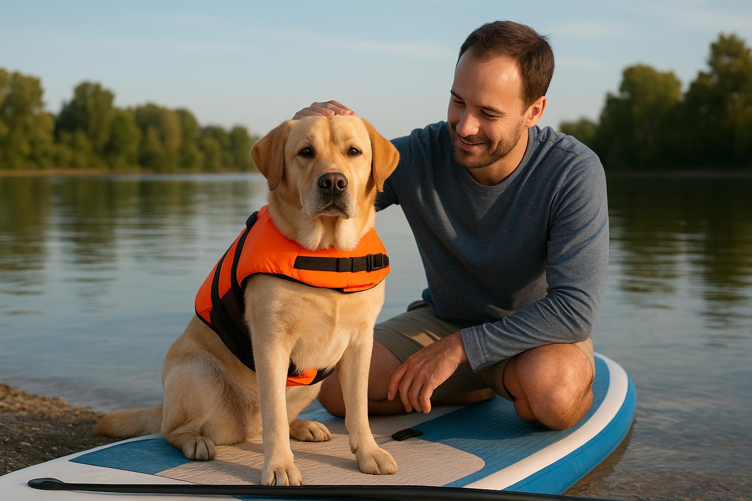 Cane adulto e primo approccio agli sport acquatici: canoa, sup e nuotate controllate