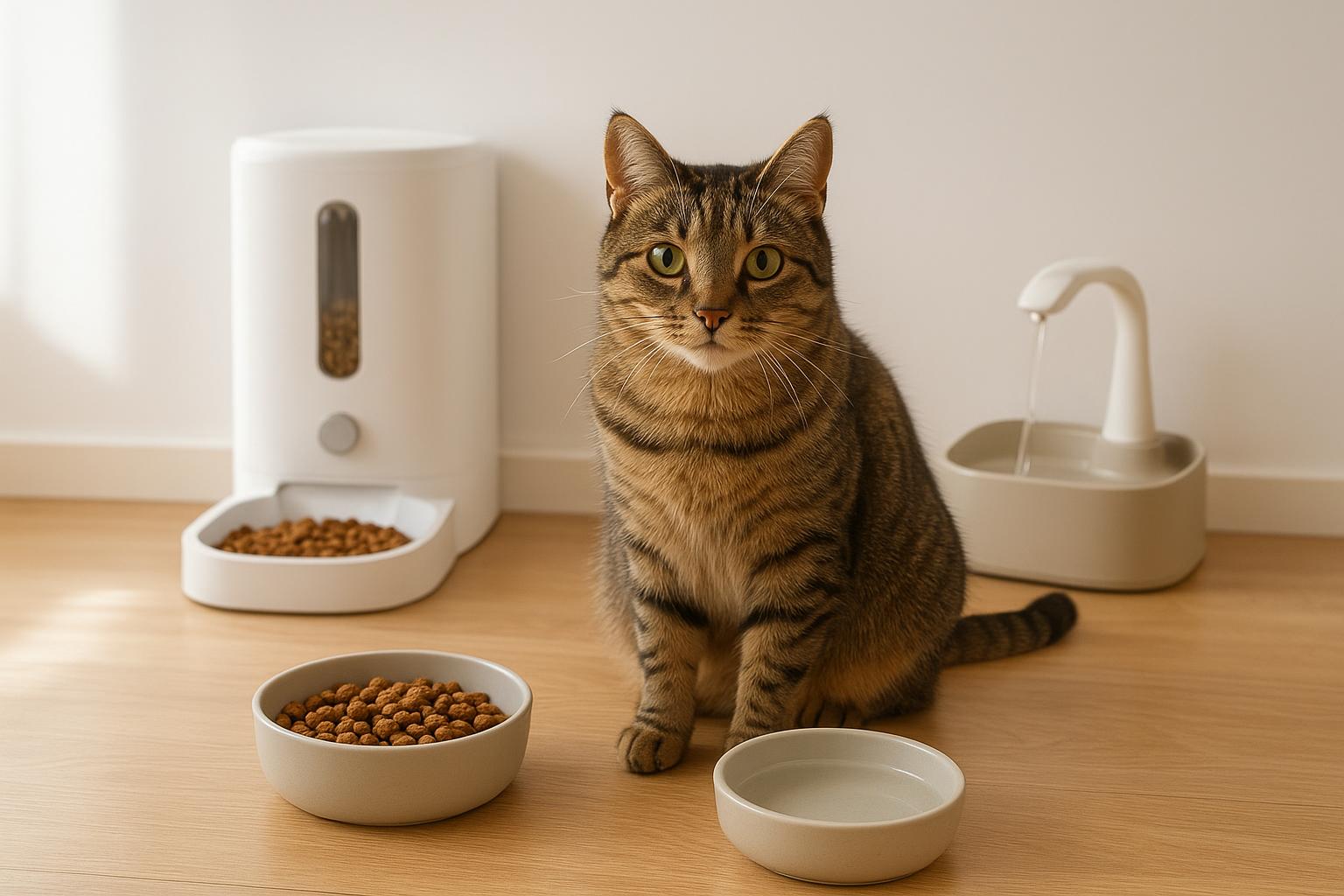 Gatto e cibo secco lasciato sempre a disposizione: vantaggi, rischi e alternative